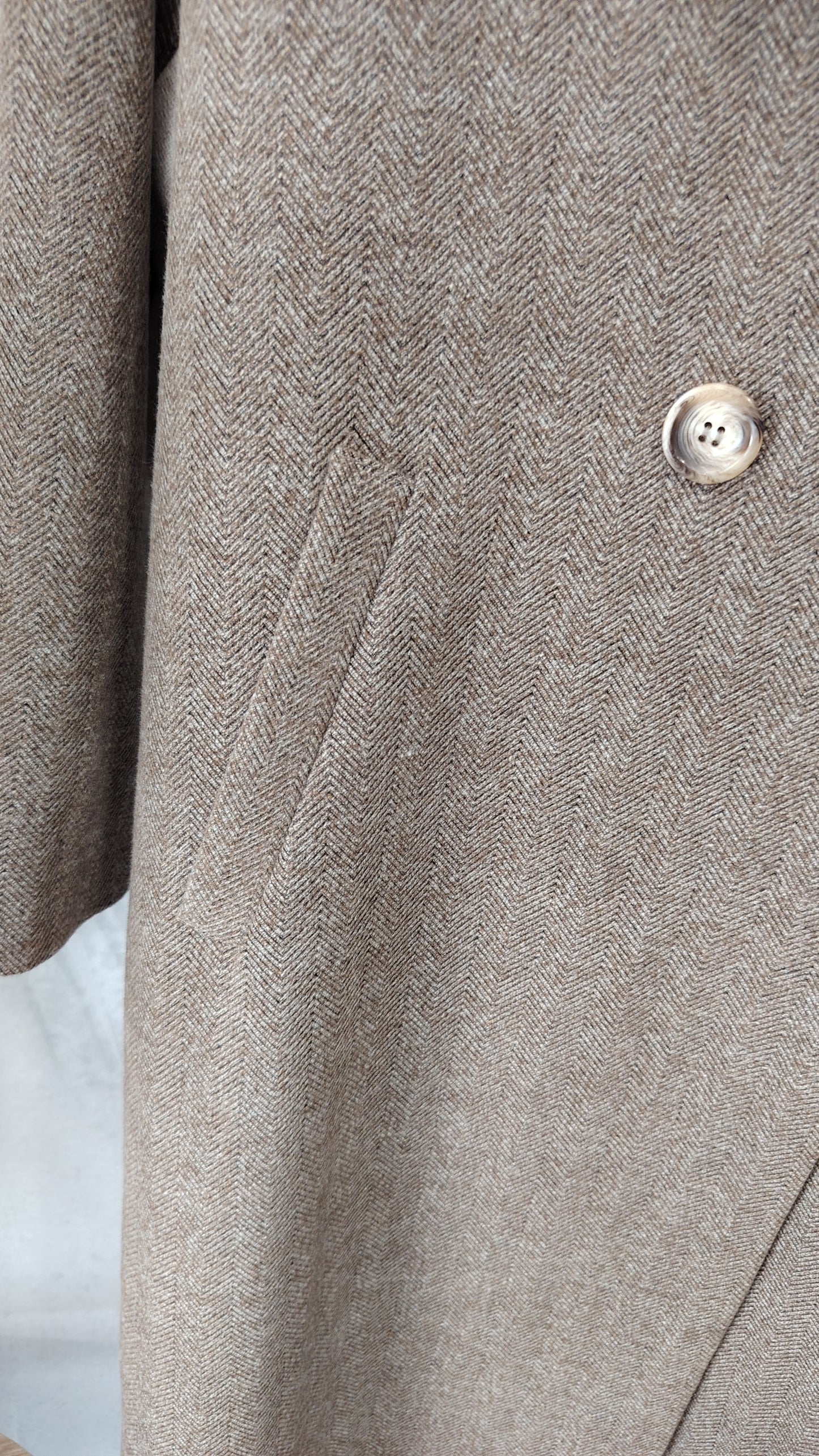 Cappotto bicolor