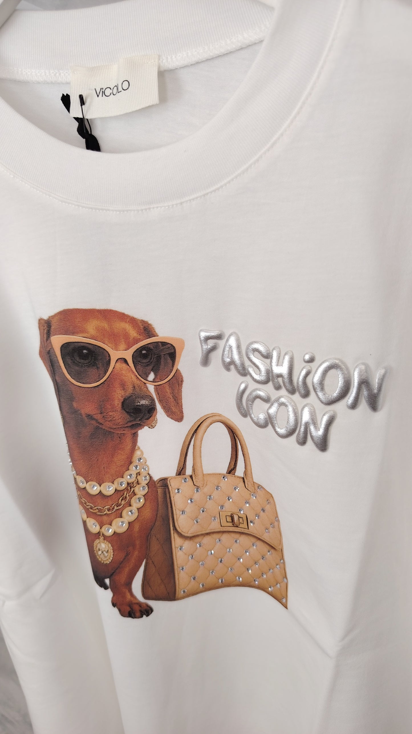 T-shirt bassotto chic