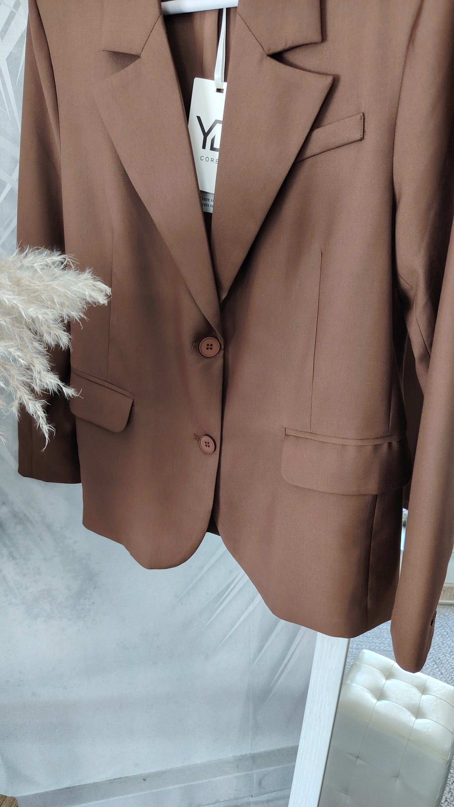 Blazer over due bottoni