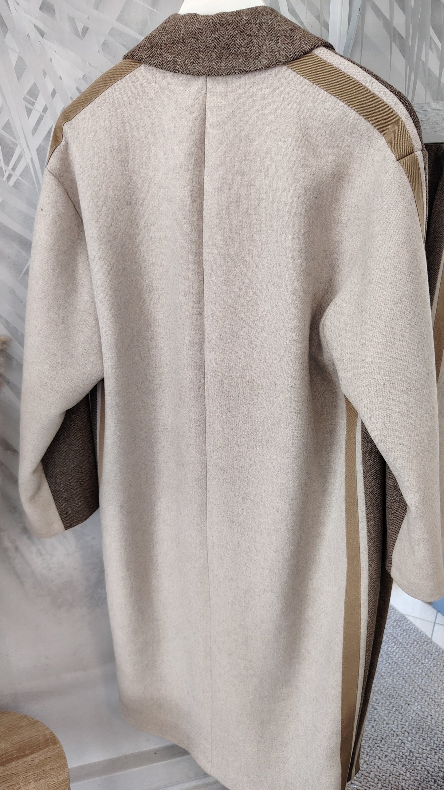 Cappotto bicolor