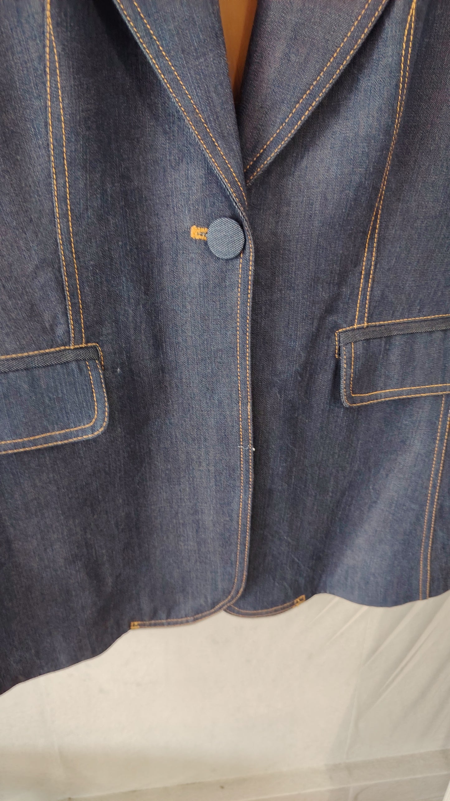 Giacca in denim foderata