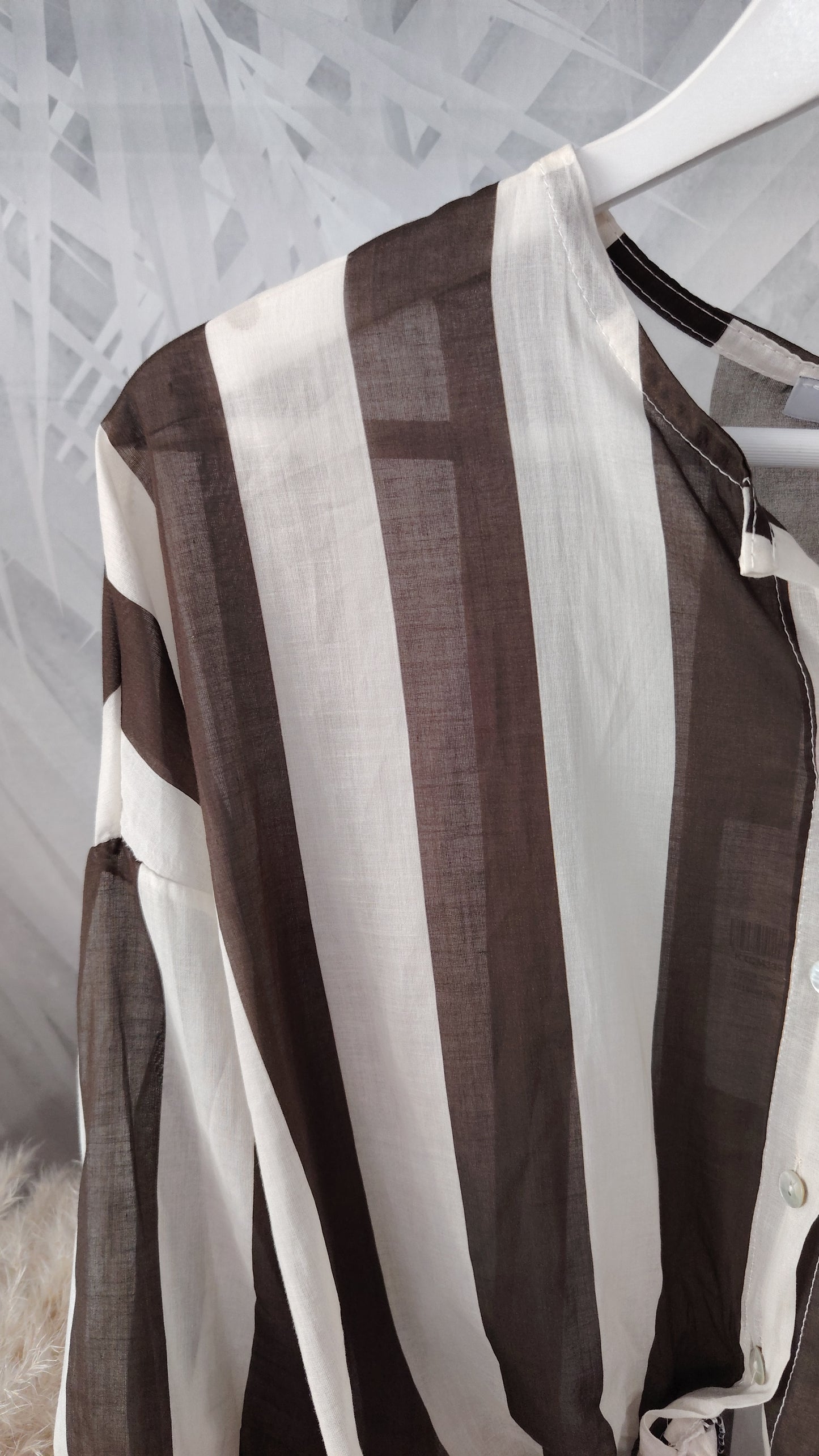 Camicia righe mussola