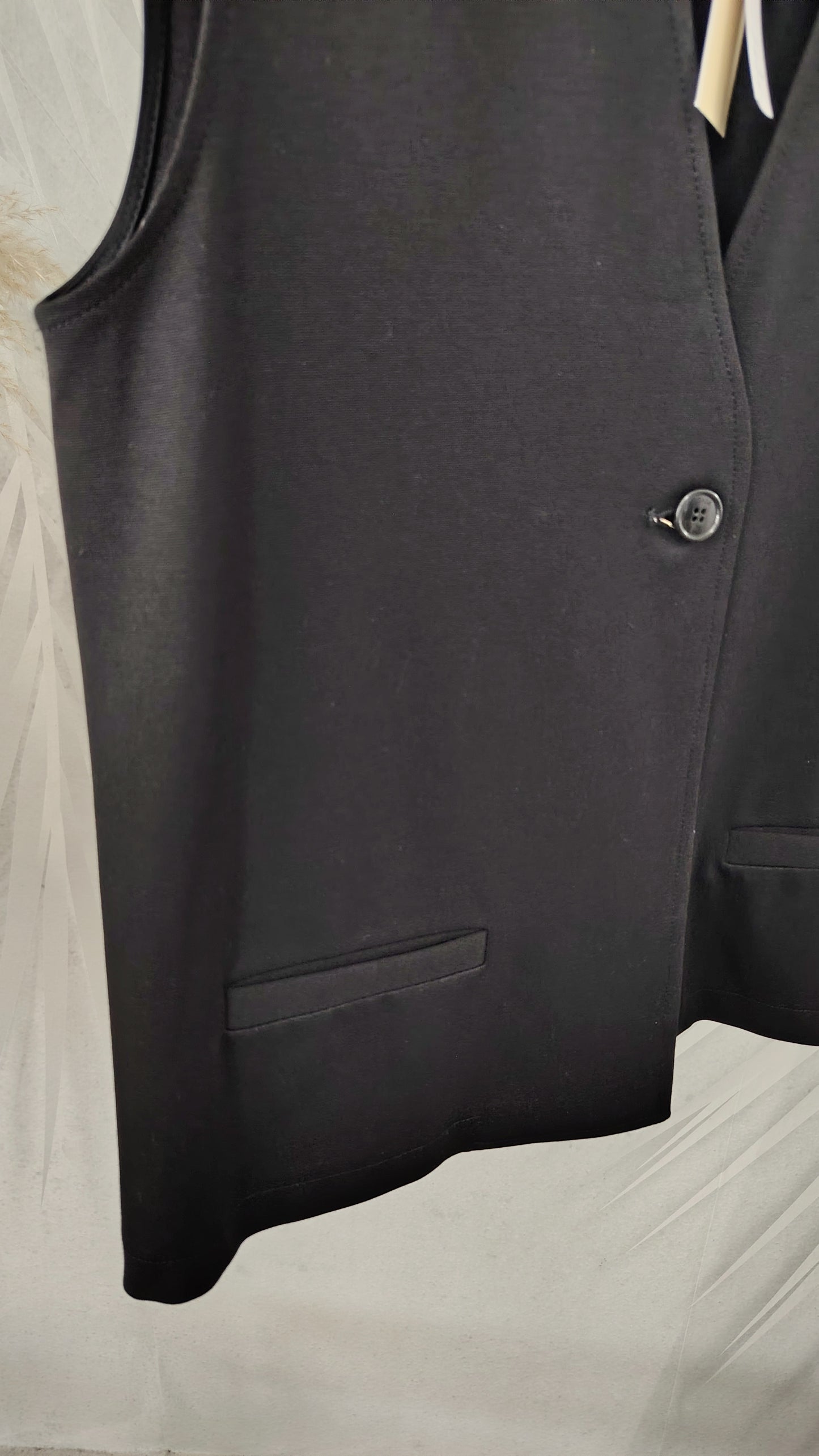 Gilet lungo in punto Milano