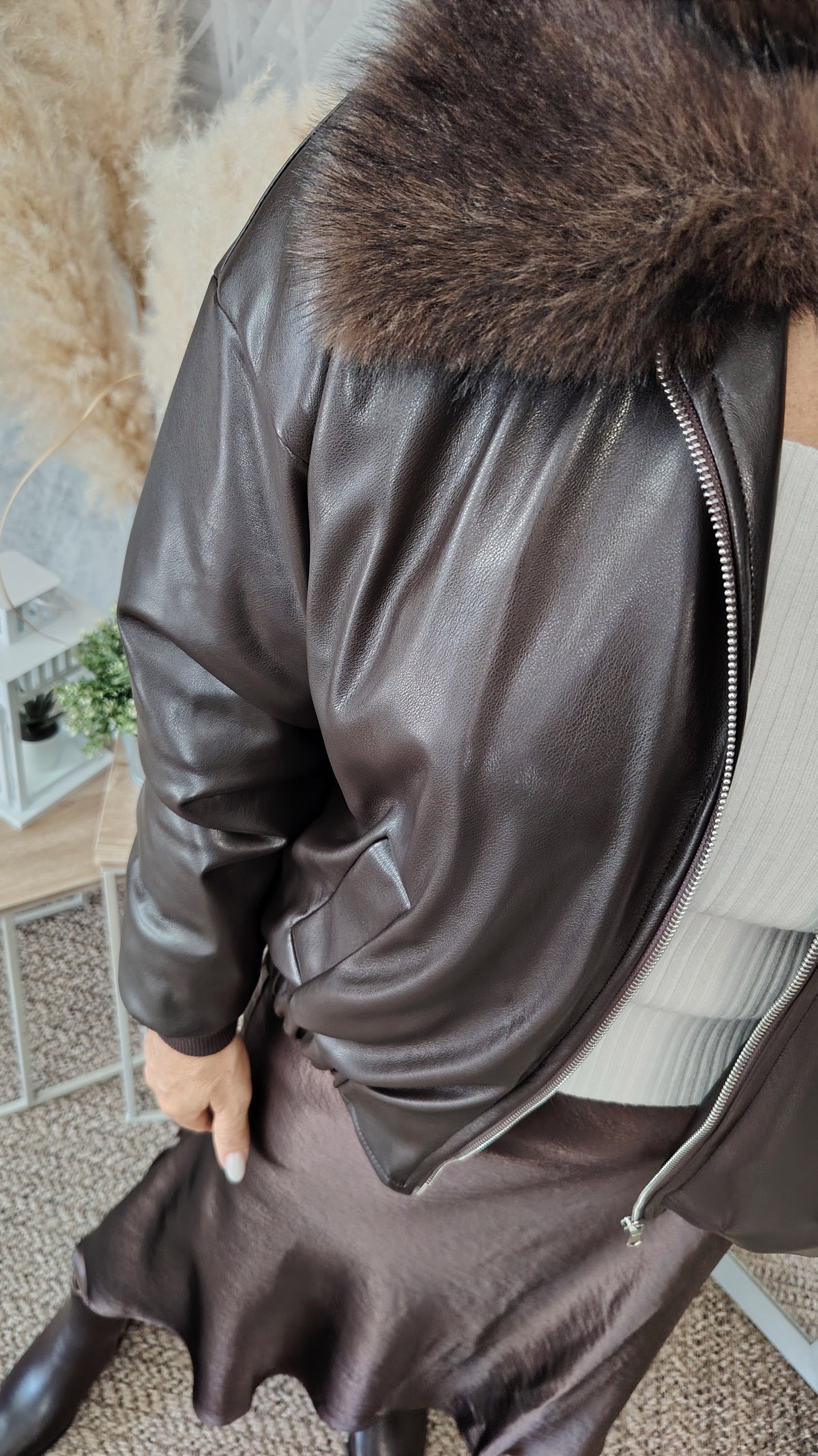 Bomber ecopelle ed ecopelliccia