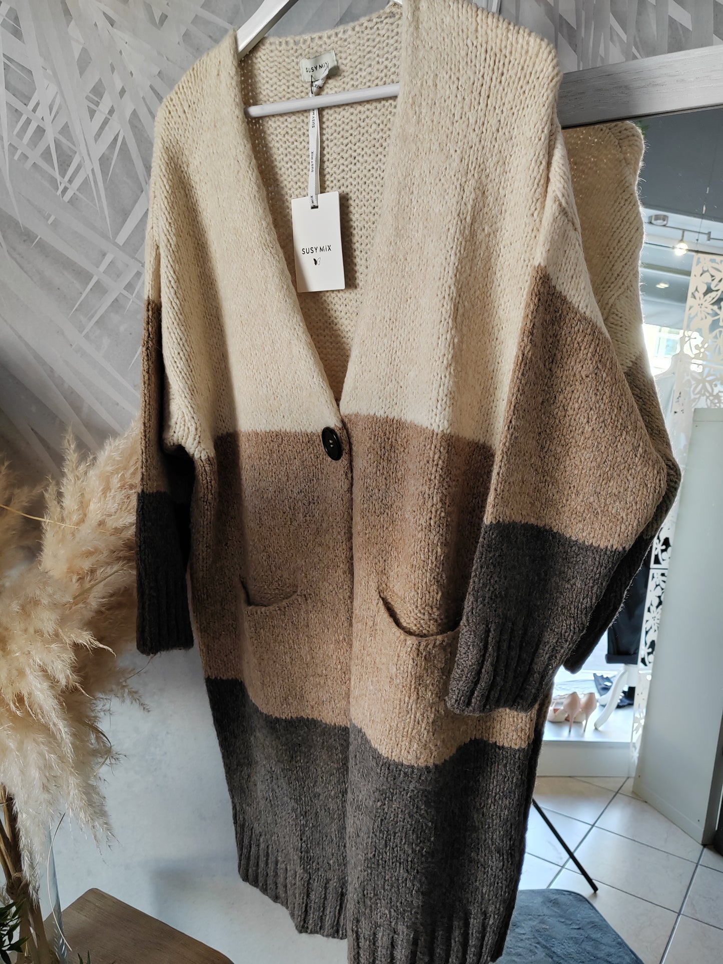 Cardigan 3/4 righe