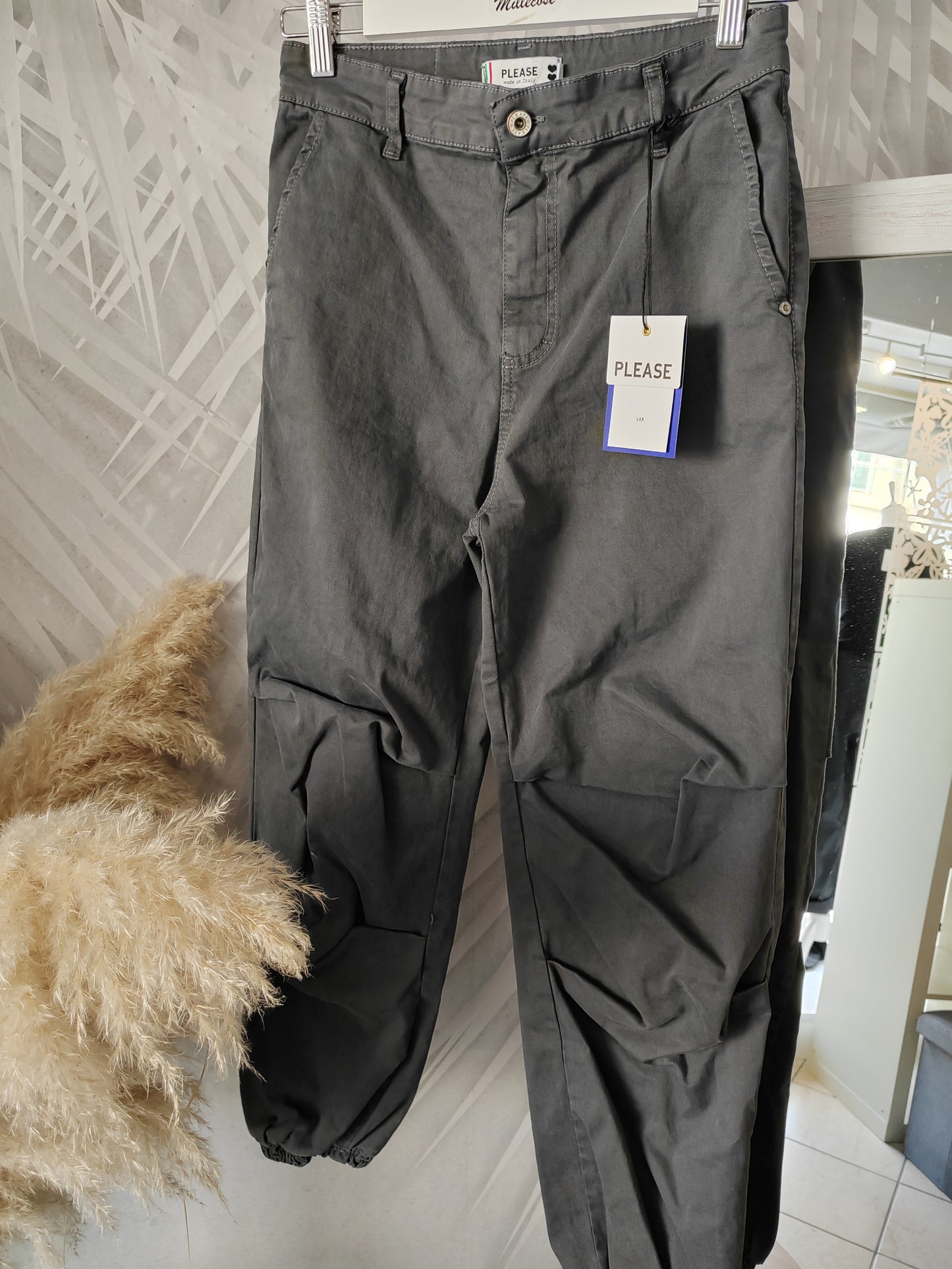 Pantalone pinces ginocchio