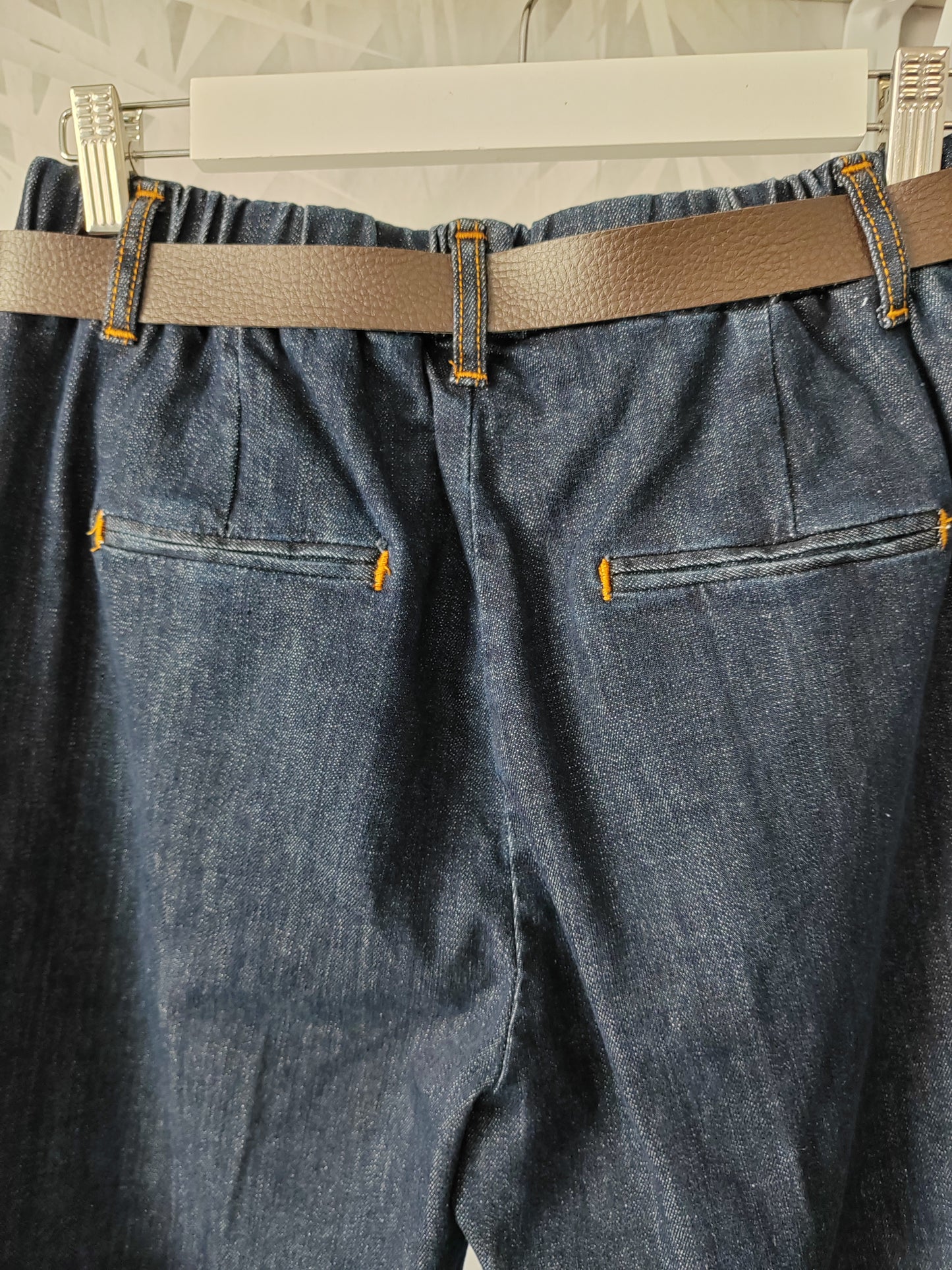 Pantalone denim elasticato