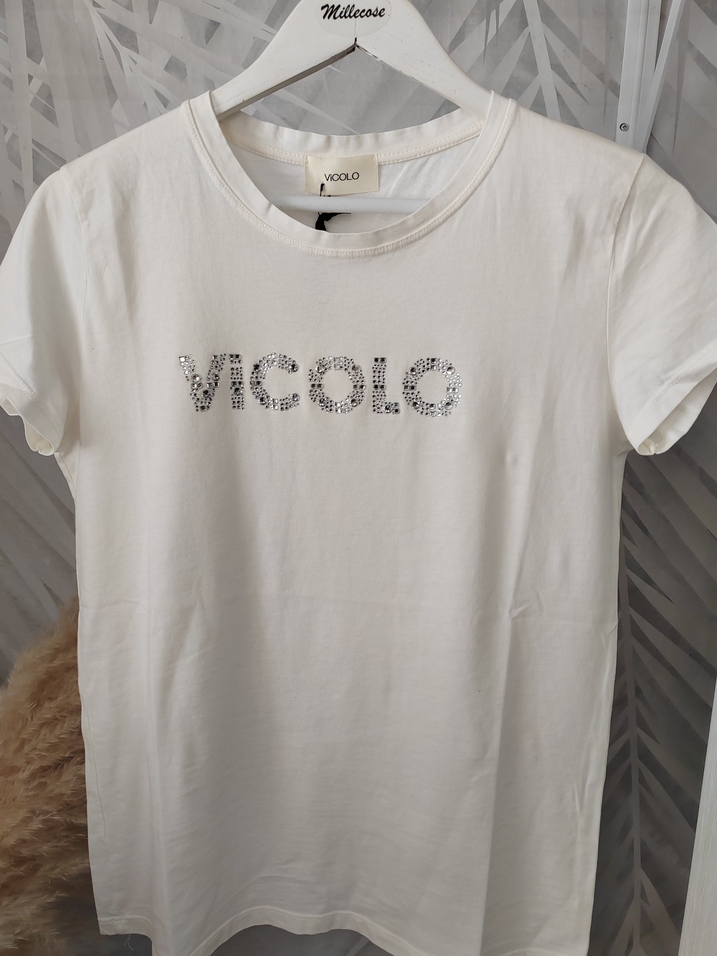 T-shirt Vicolo scritta brilli