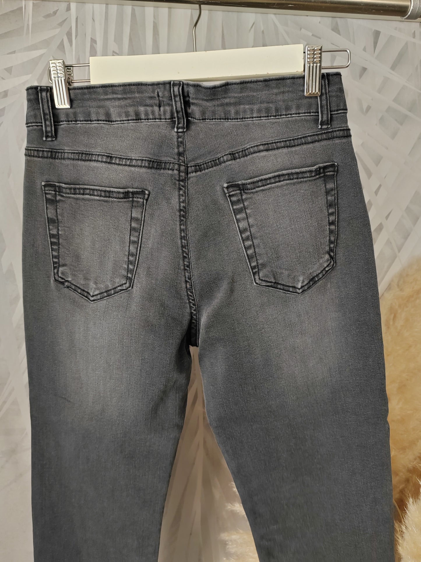 Jeans skinny bottoni a vista