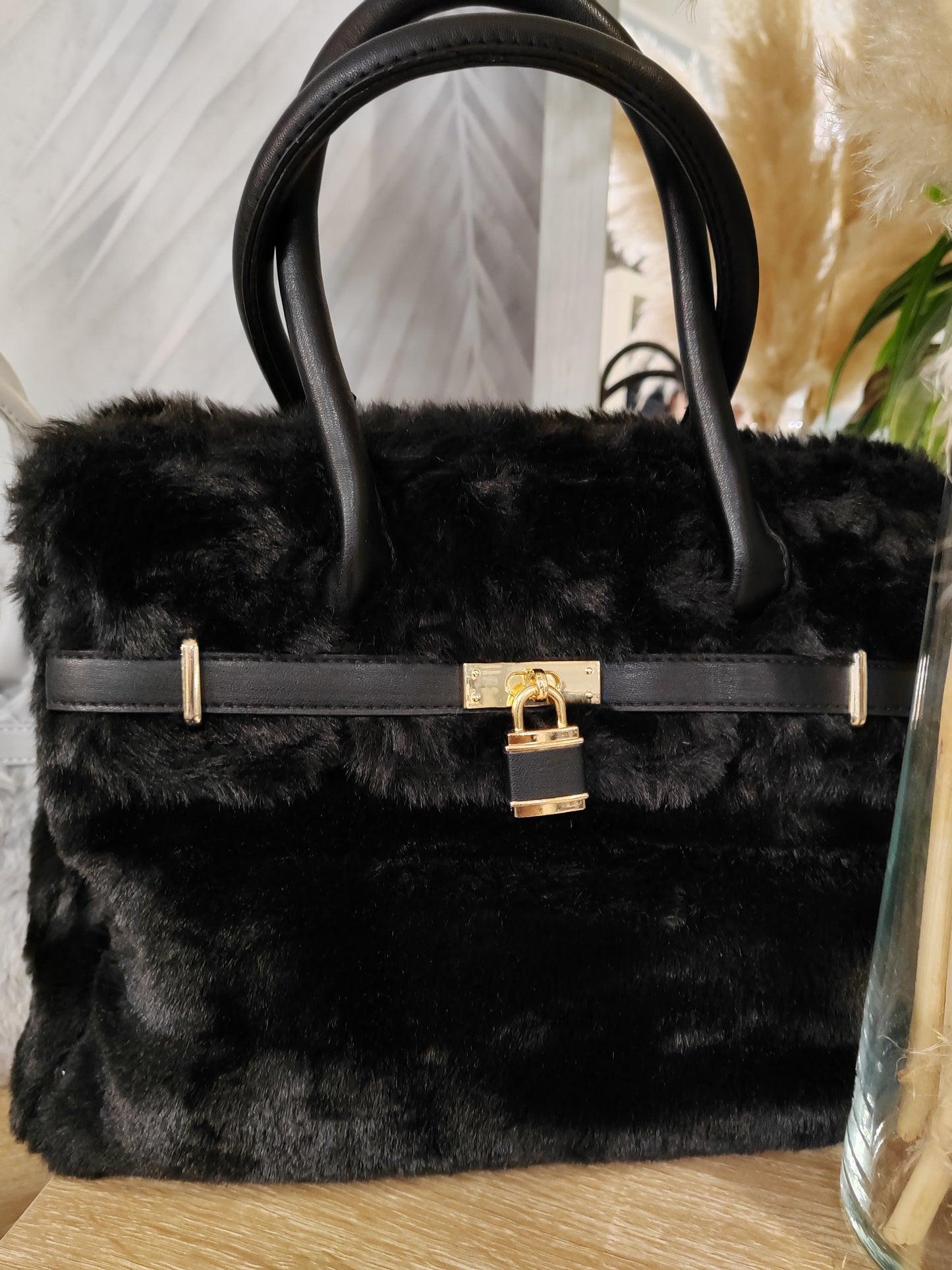 Borsa in ecopelliccia  Birkin