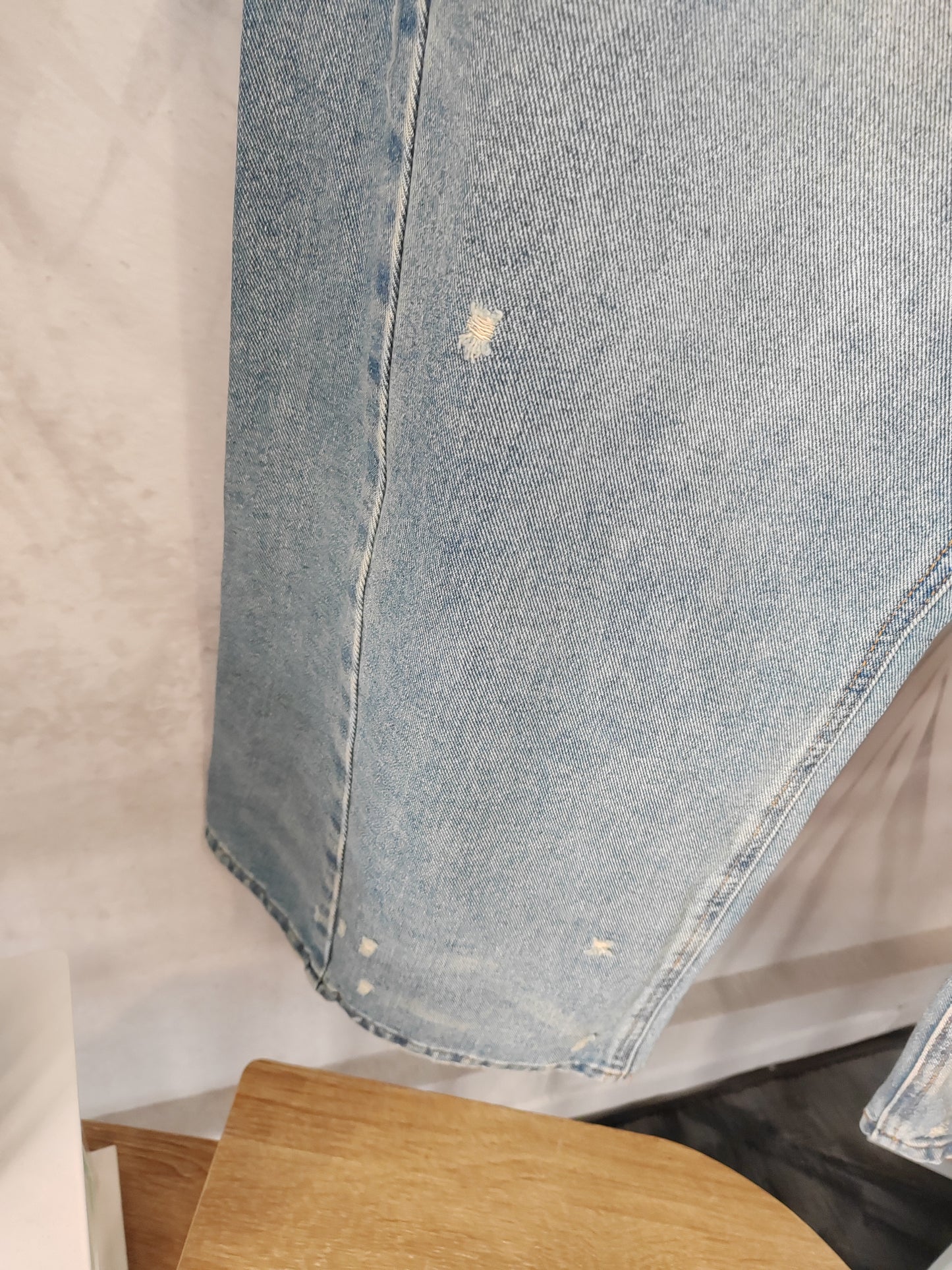 Jeans palazzo sdrucito