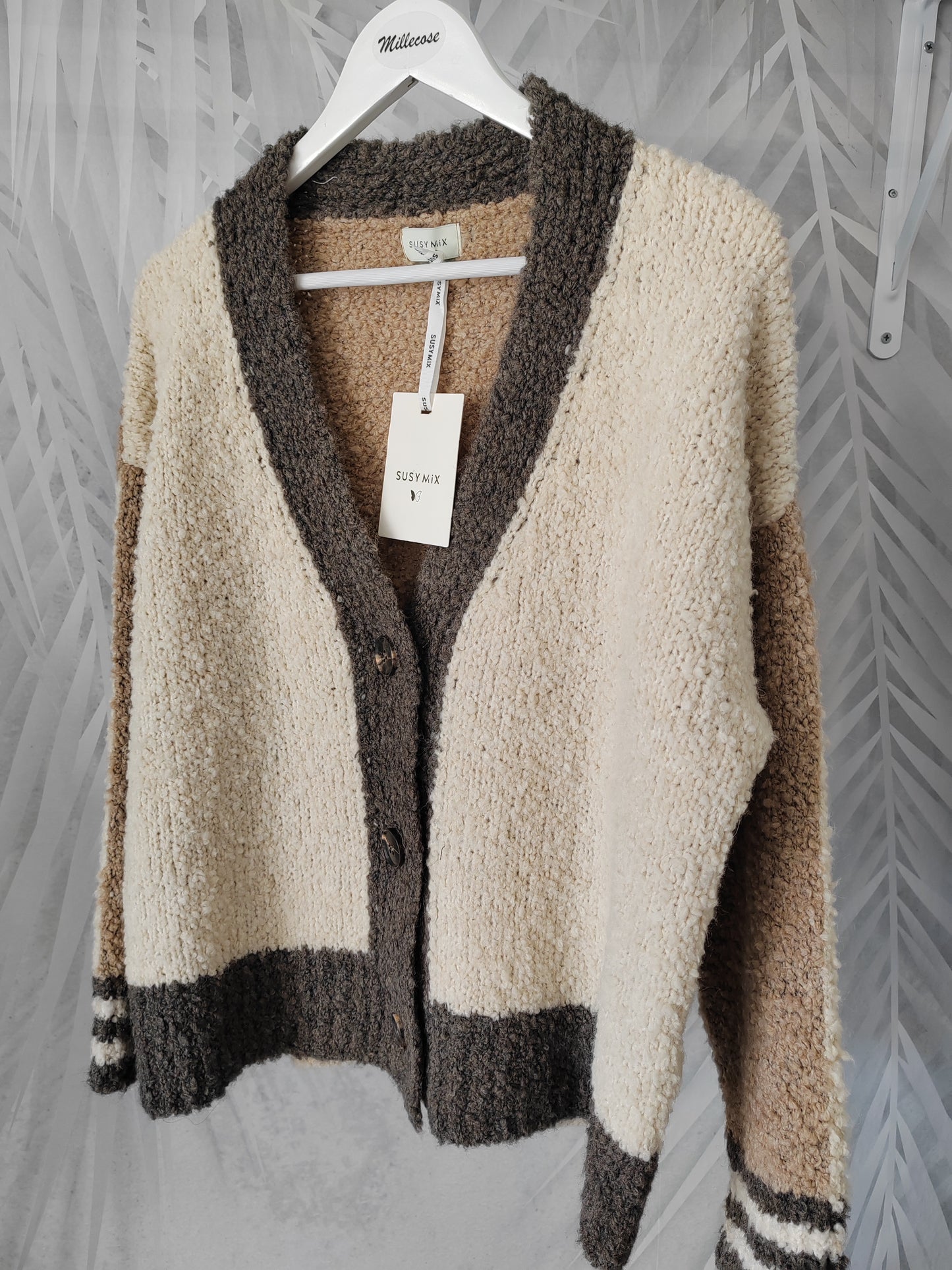 Cardigan Boucle' tre colori