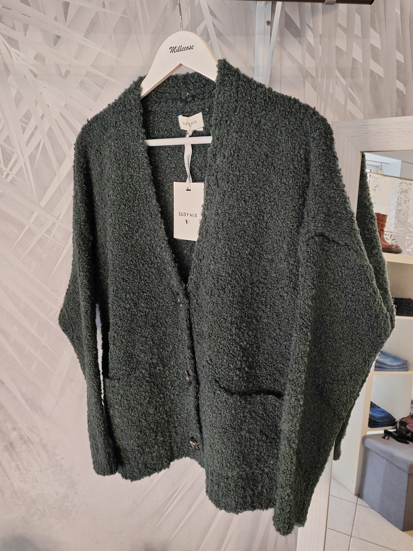 Cardigan Boucle'