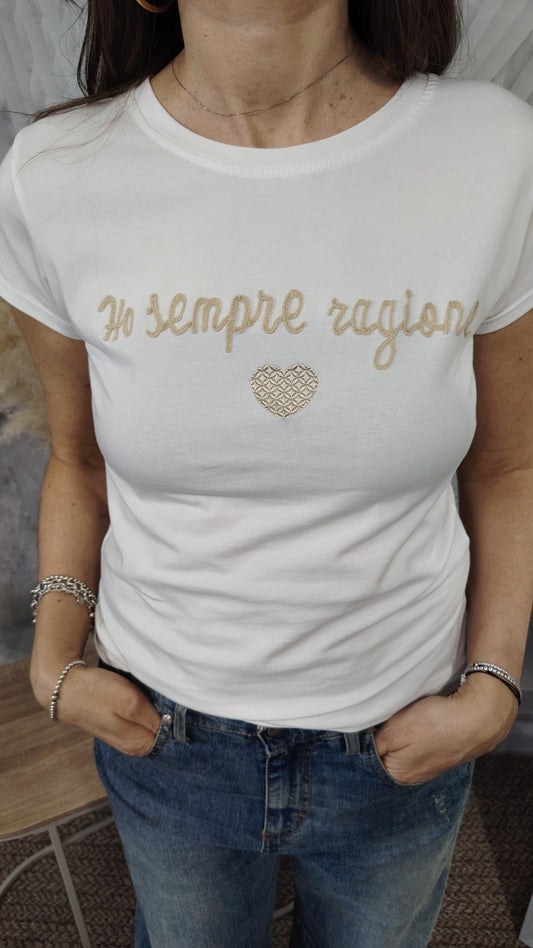 T-shirt HO SEMPRE RAGIONE