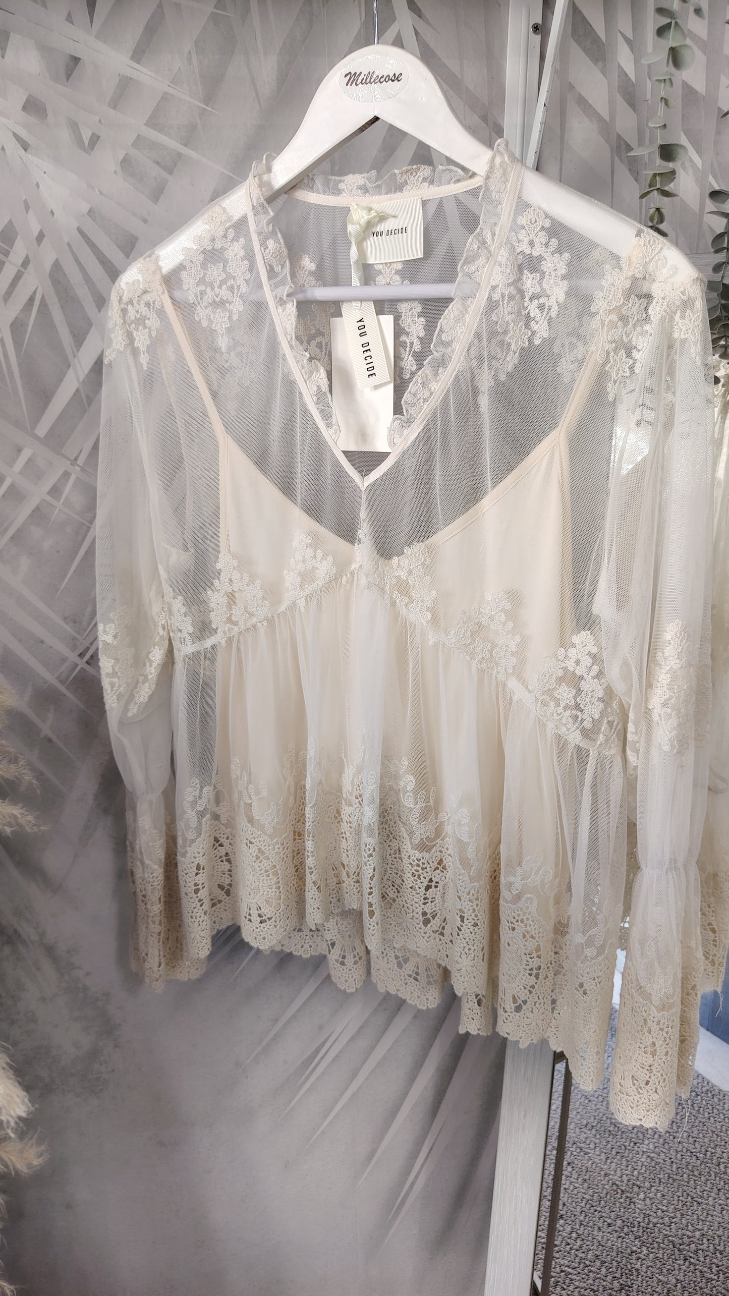 Blusa pizzo
