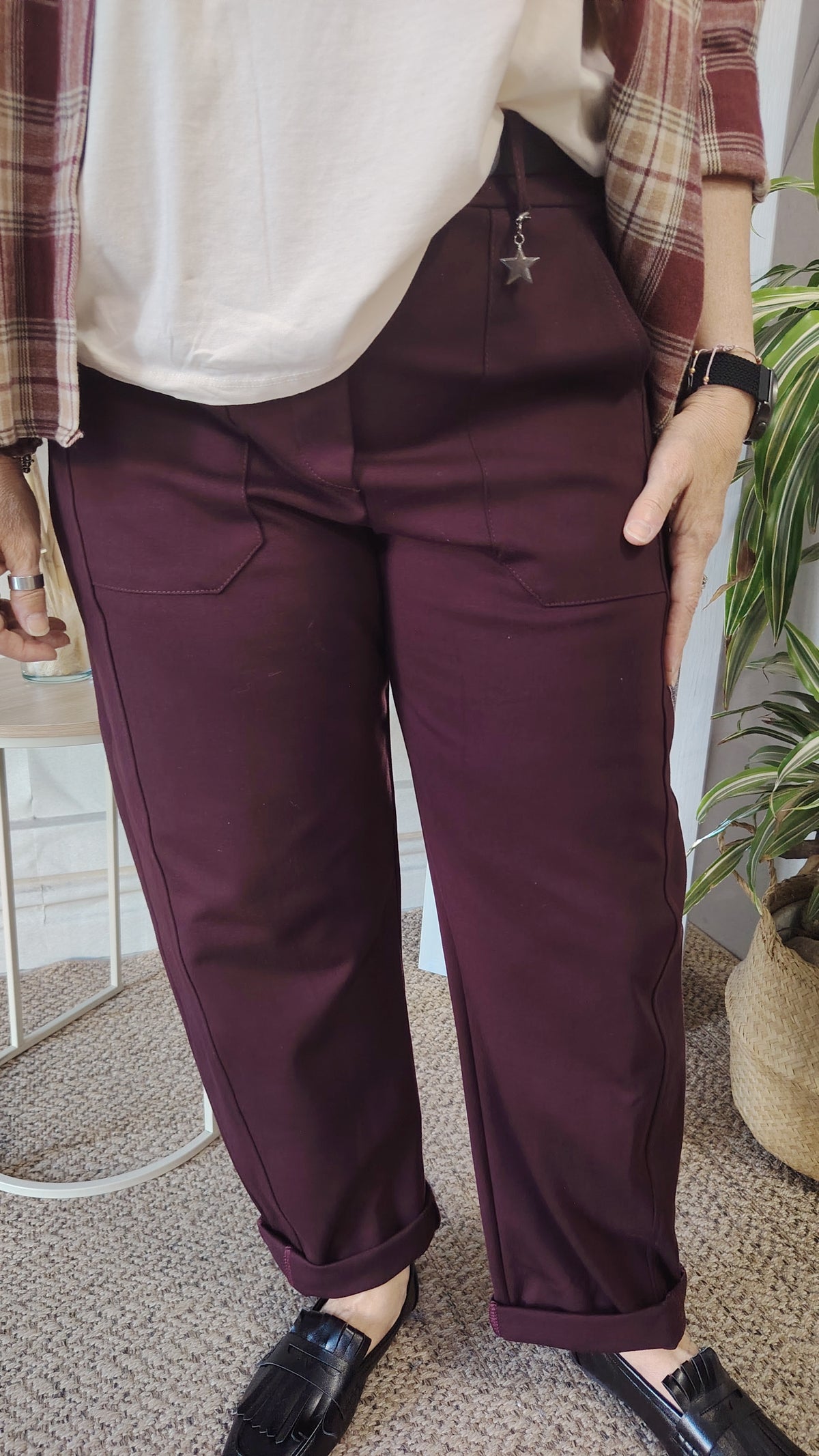 Pantalone stellina punto Milano