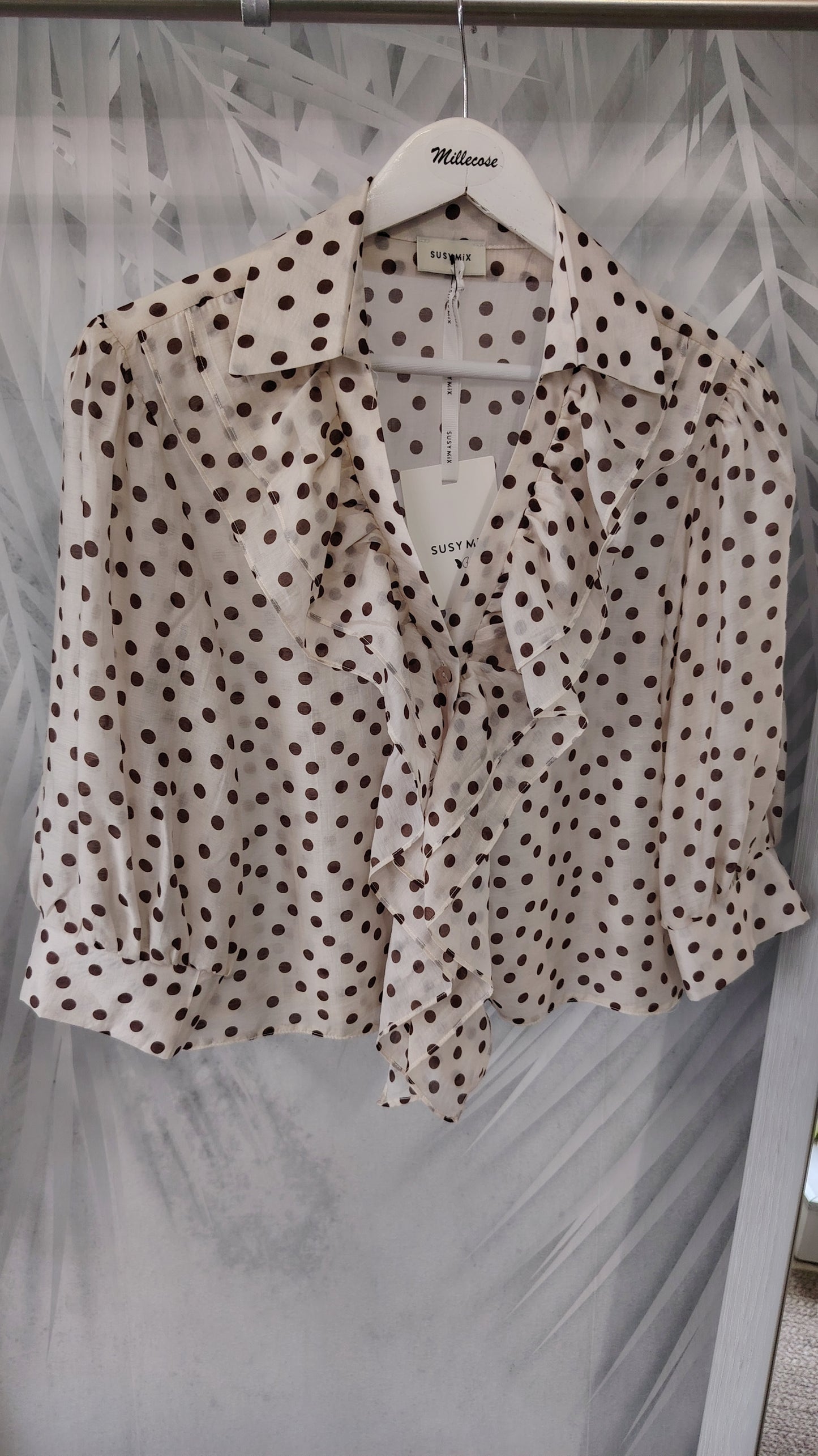 Camicia a pois