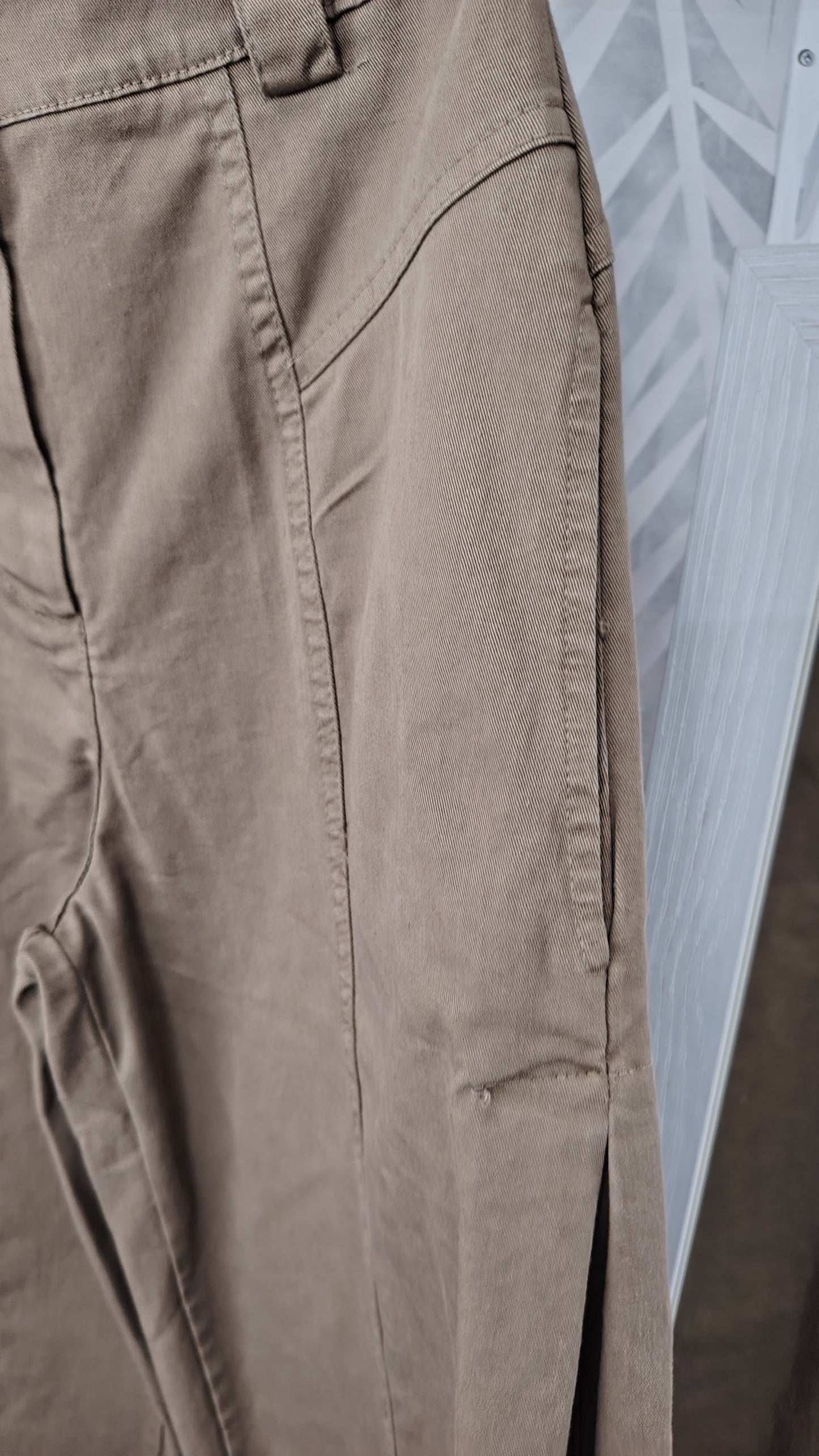 Pantalone ovetto con piega