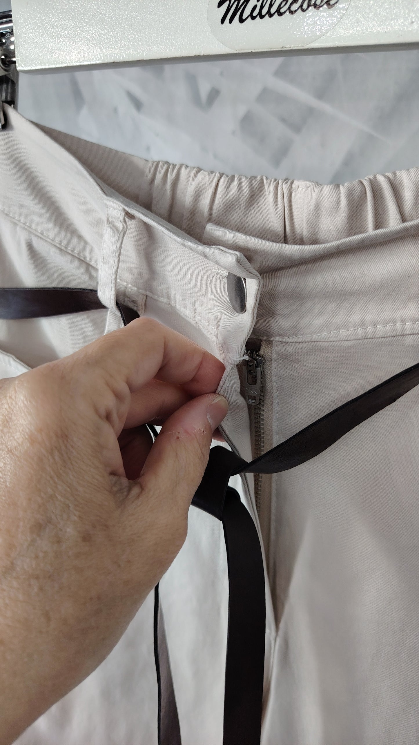 Pantaloni palazzo in cotone leggero