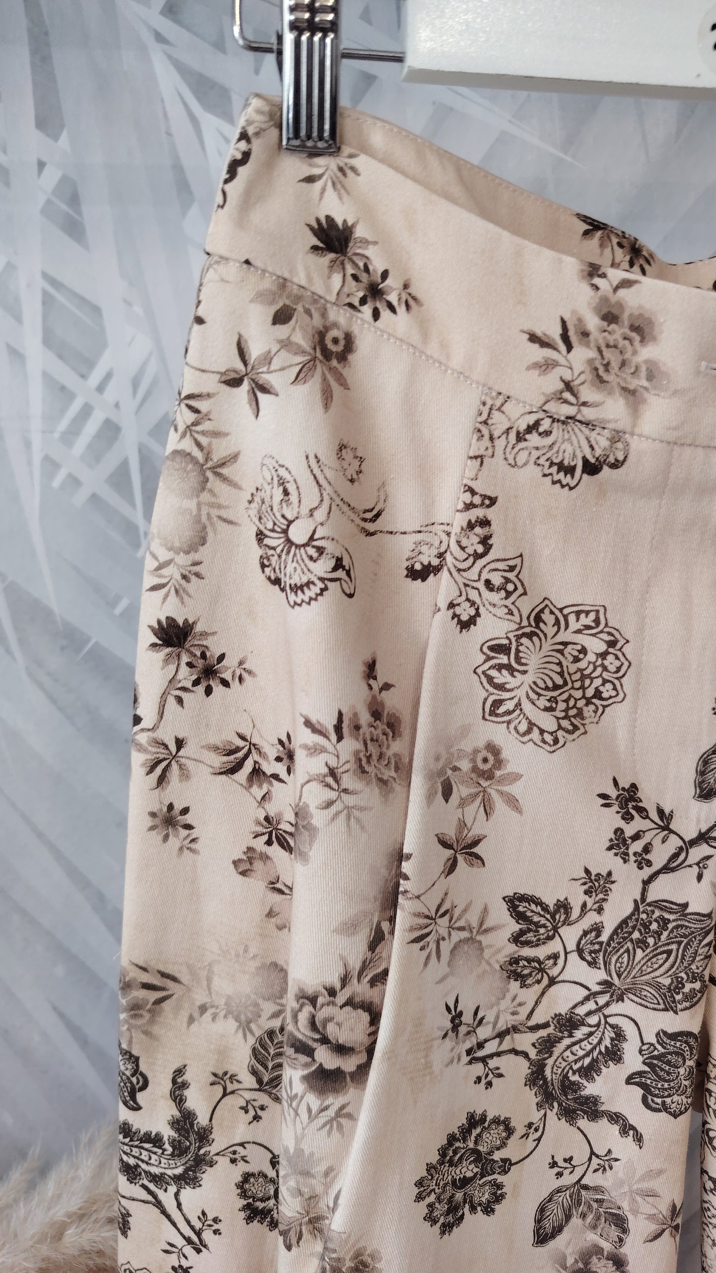 Pantalone fantasia floreale