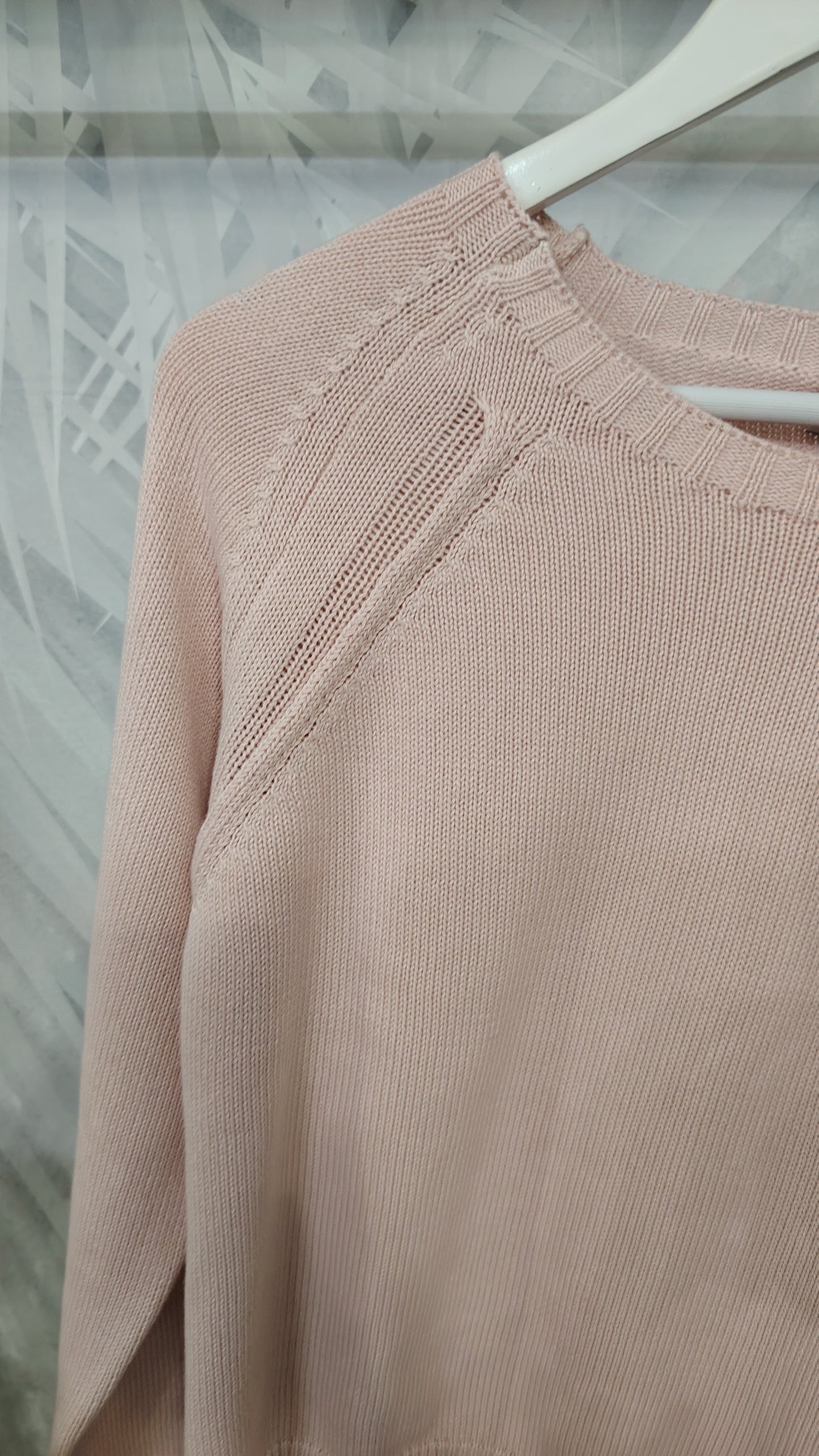 Pull girocollo raglan