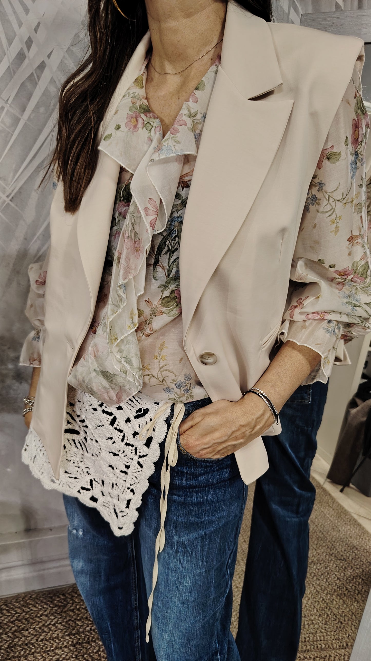 Gilet spalle imbottite
