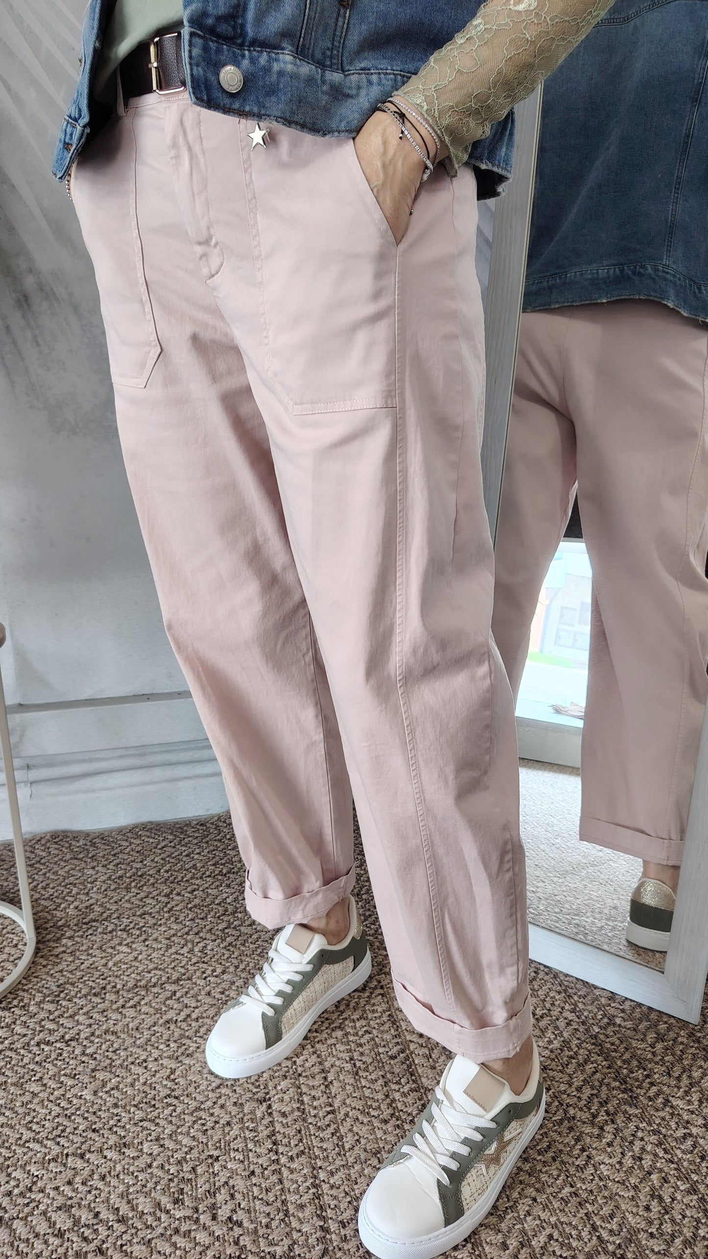 Pantalone stellina cotone