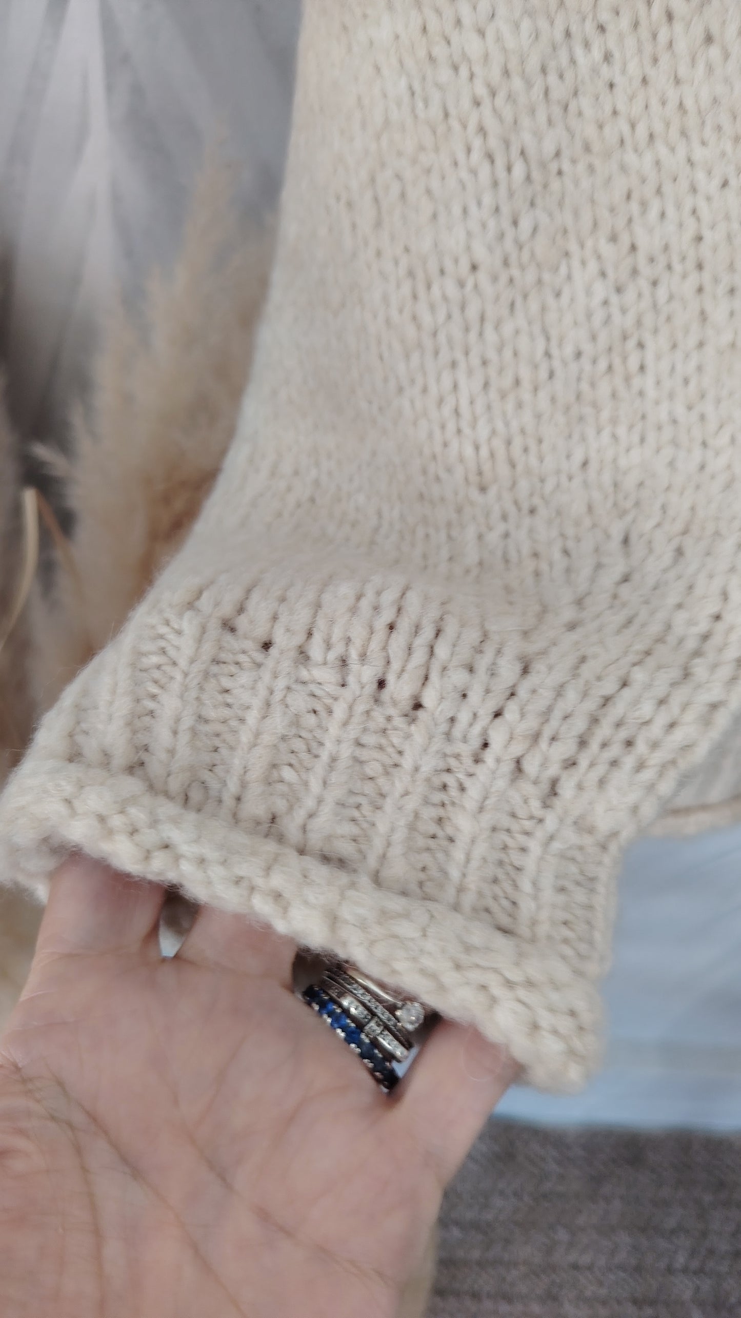 Cardigan lana alpaca