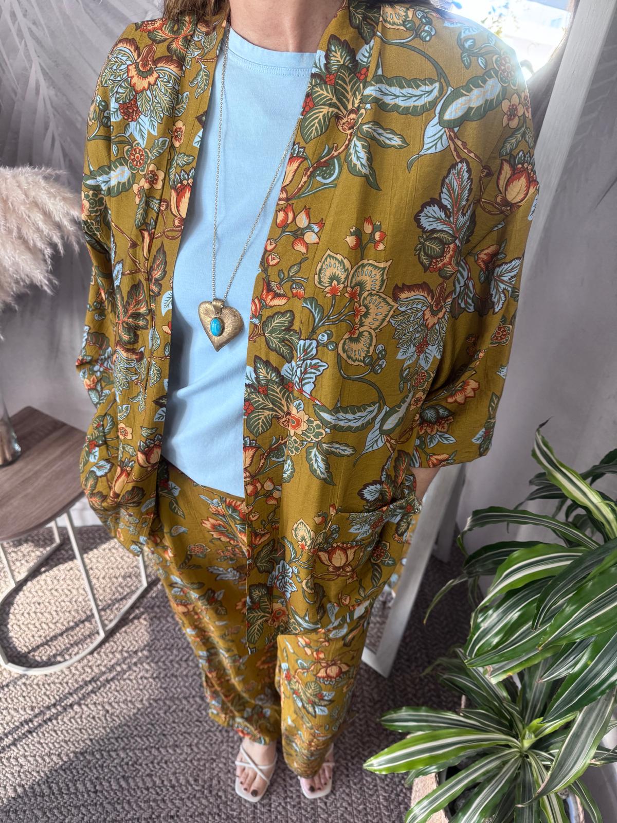 Kimono misto viscosa