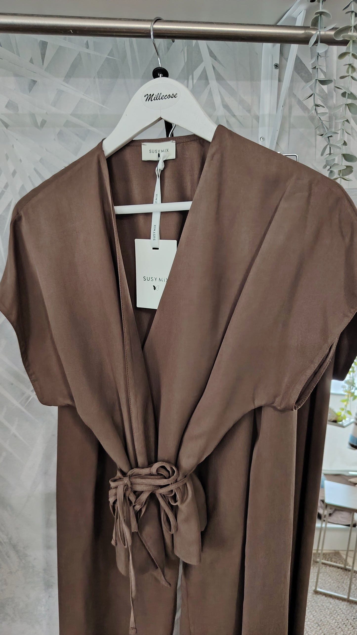 Completo palazzo e blusa incrociata