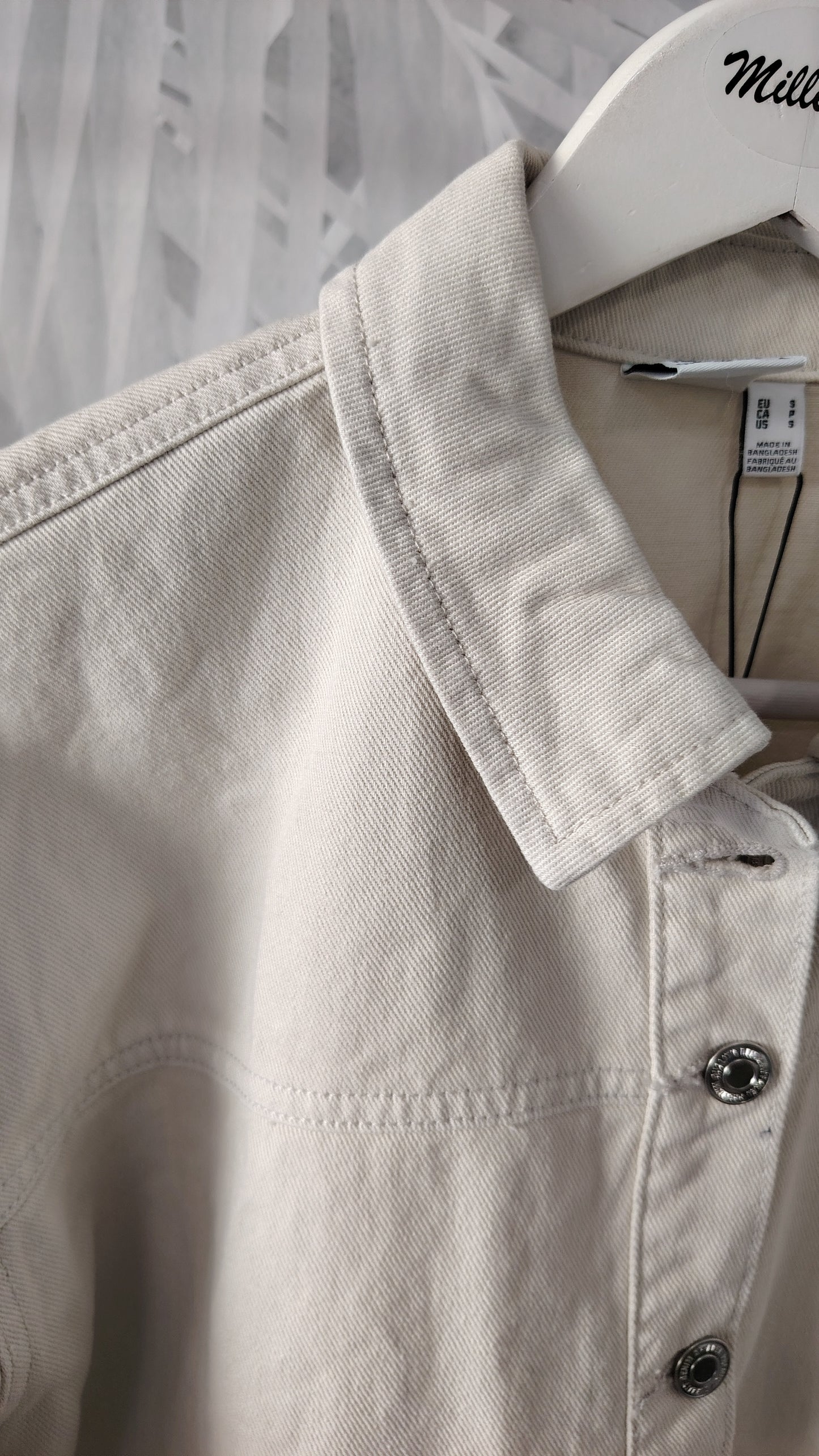 Giacchino denim tinto capo
