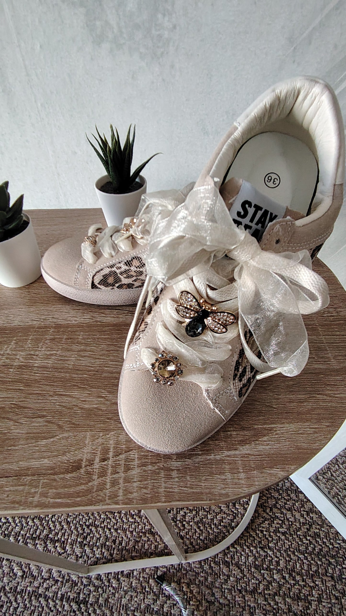 Sneakers ecopelle maculata