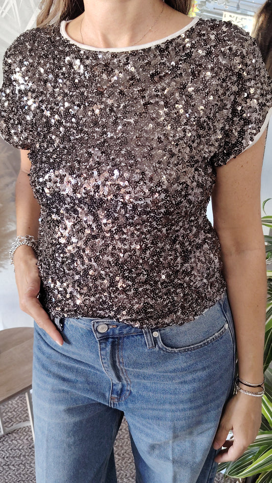 Maglia paillettes