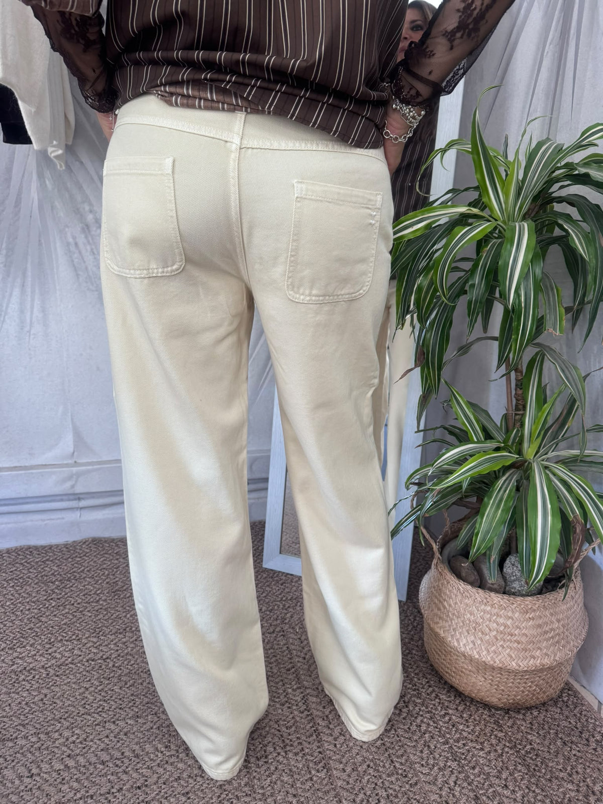 Pantalone palazzo colorato