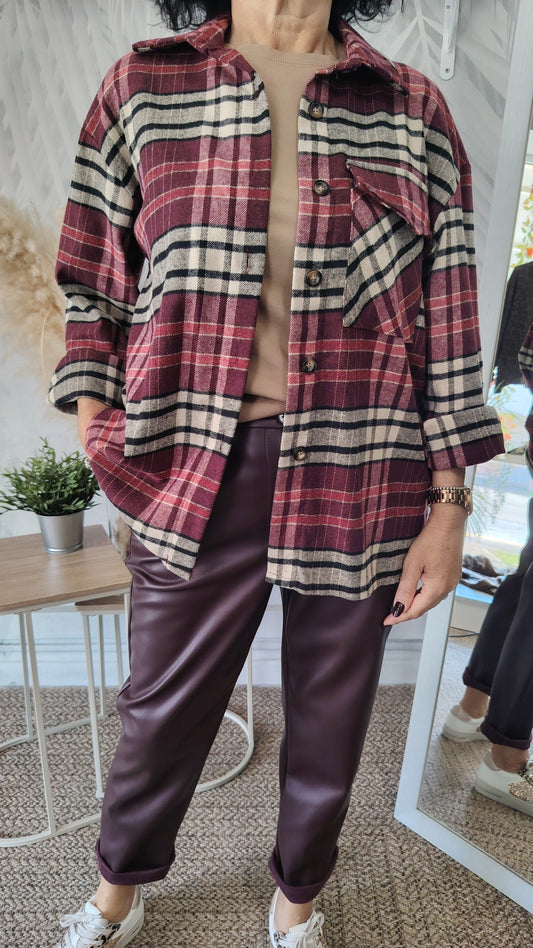 Camicia check flanella