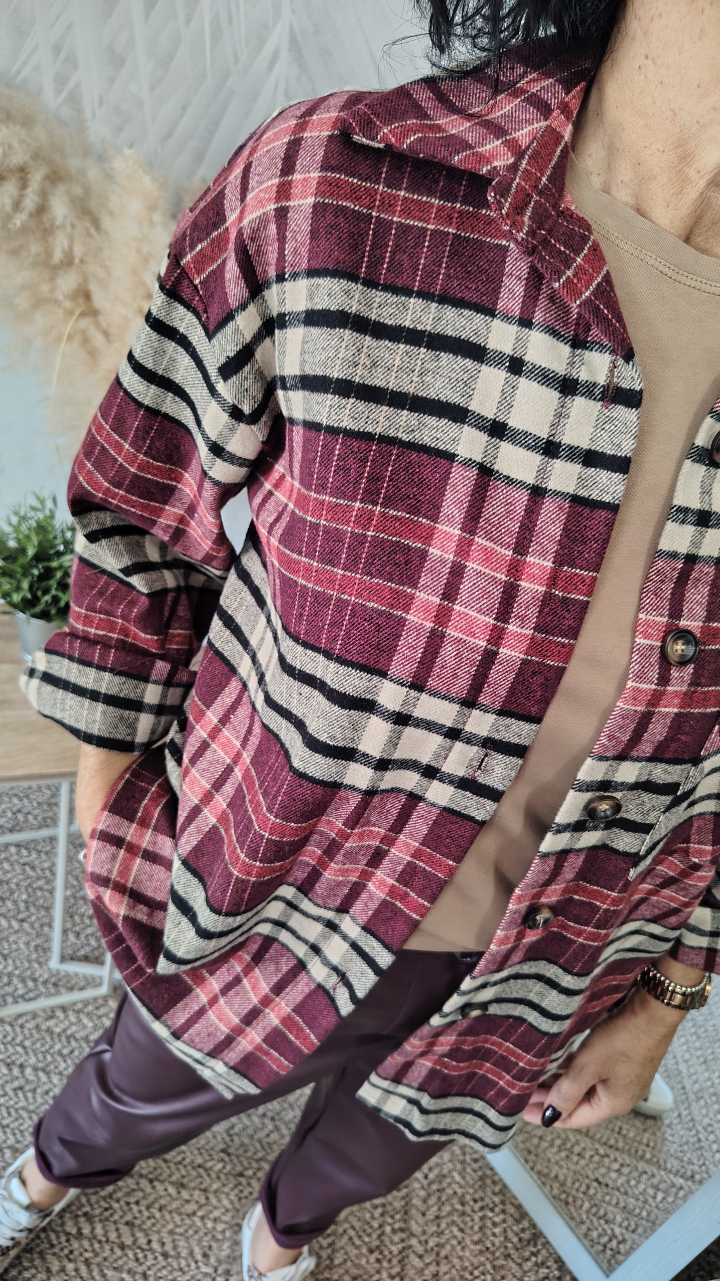 Camicia check flanella