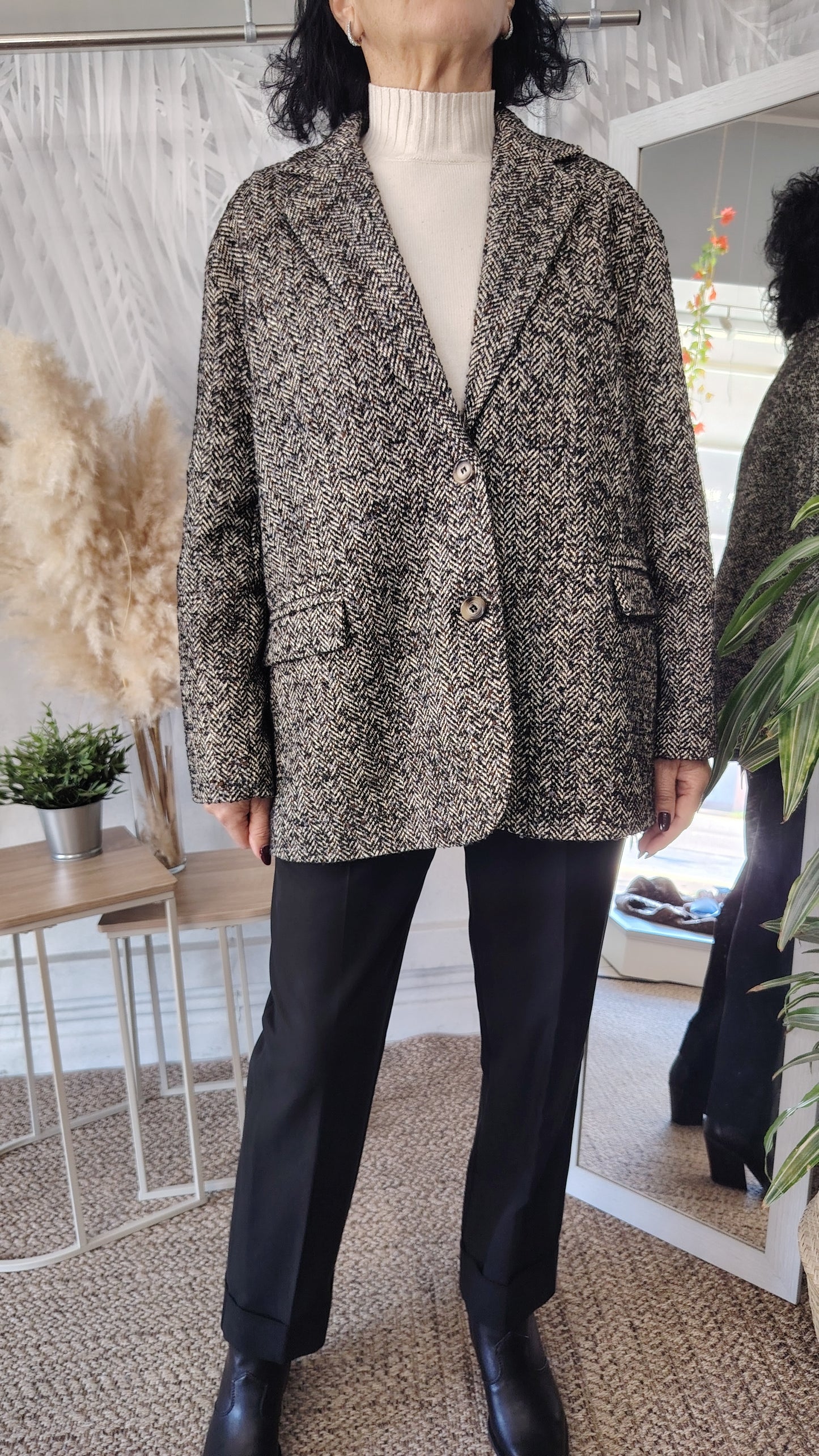 Giacca cappotto spinata