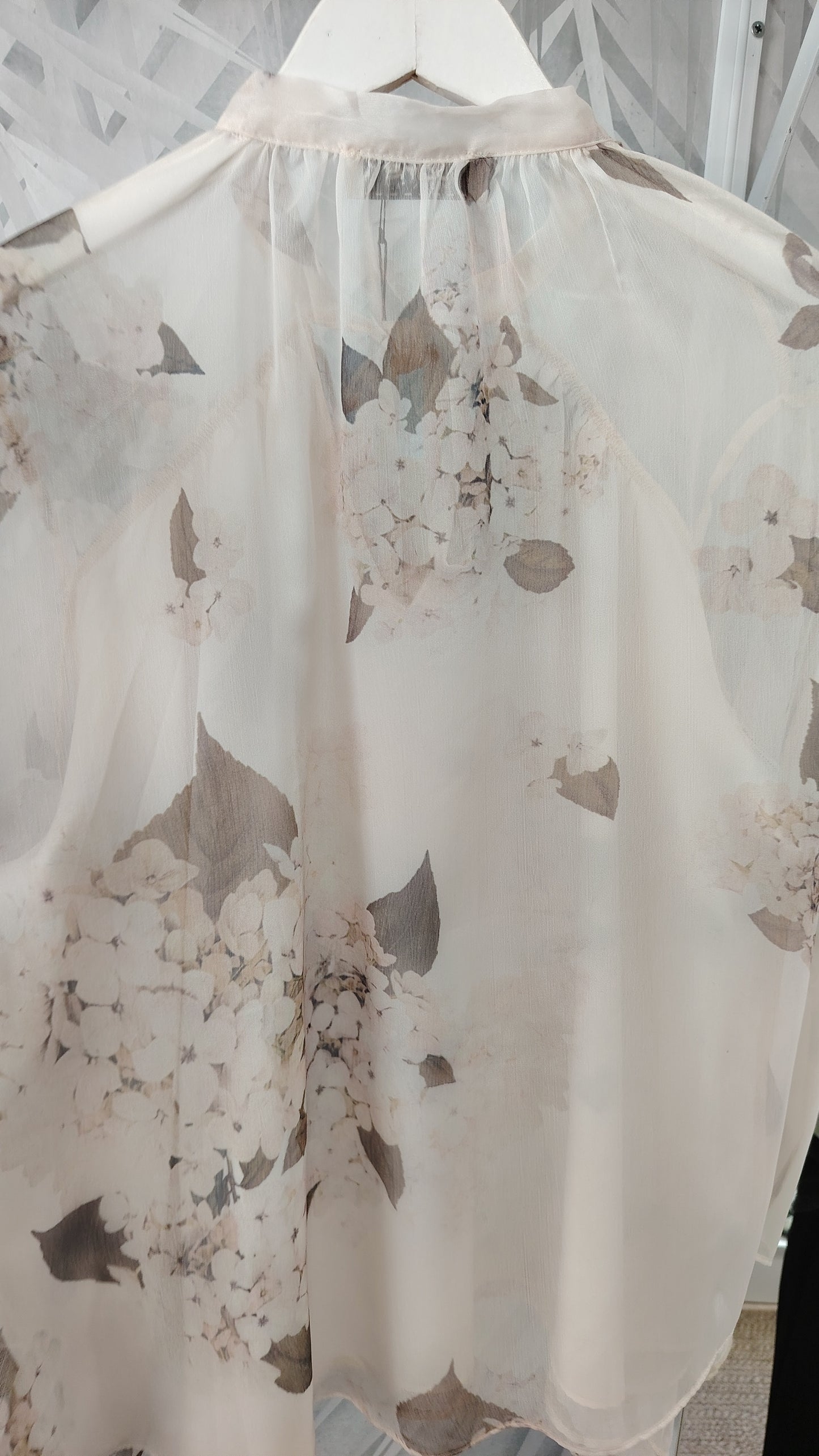 Camicia in voile fantasia