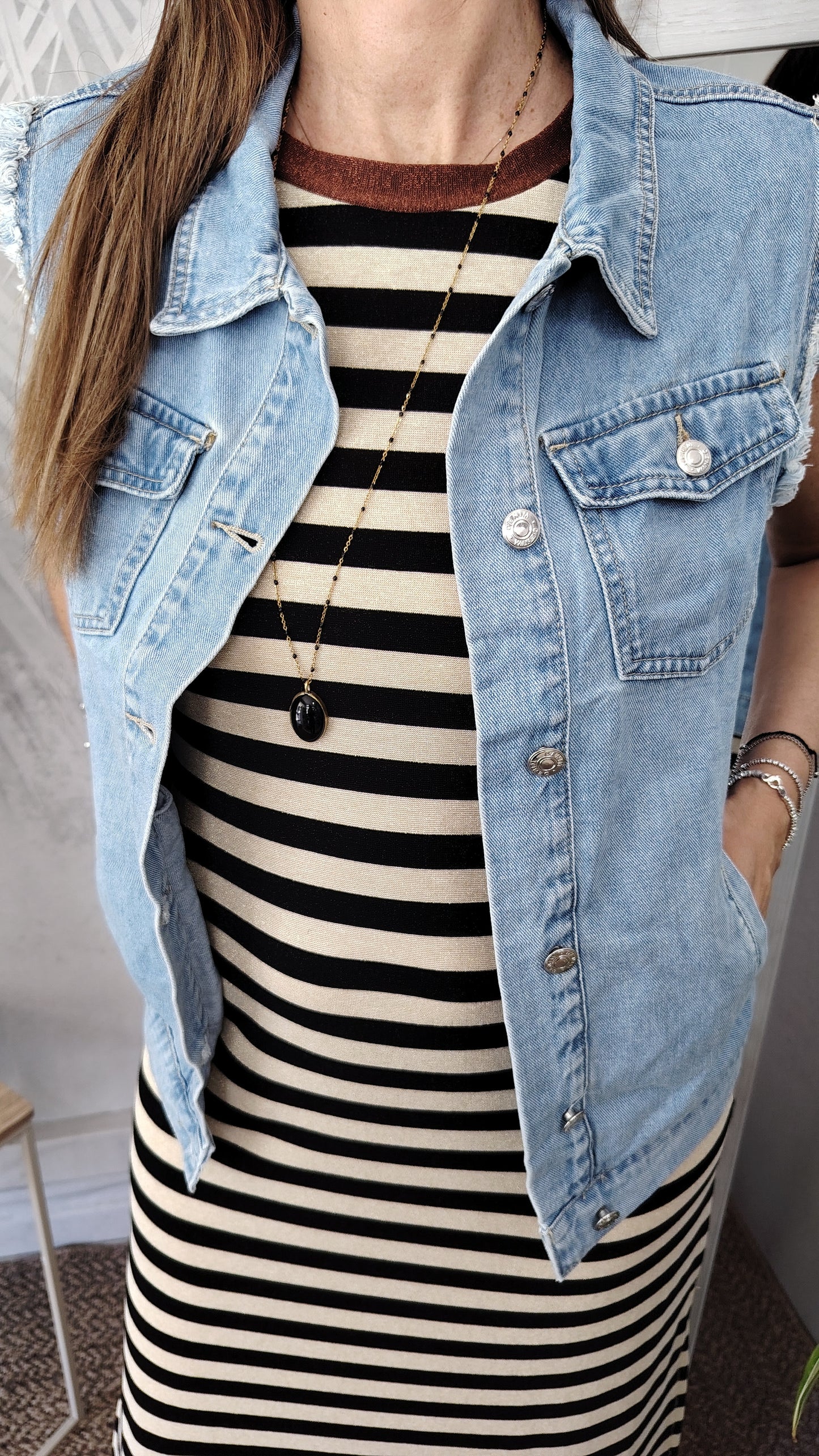 Gilet in jeans