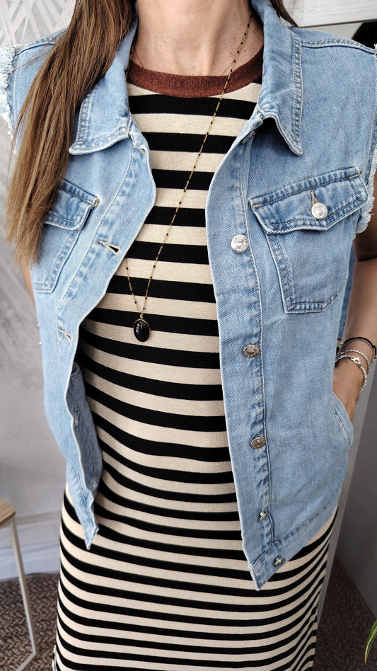 Gilet in jeans