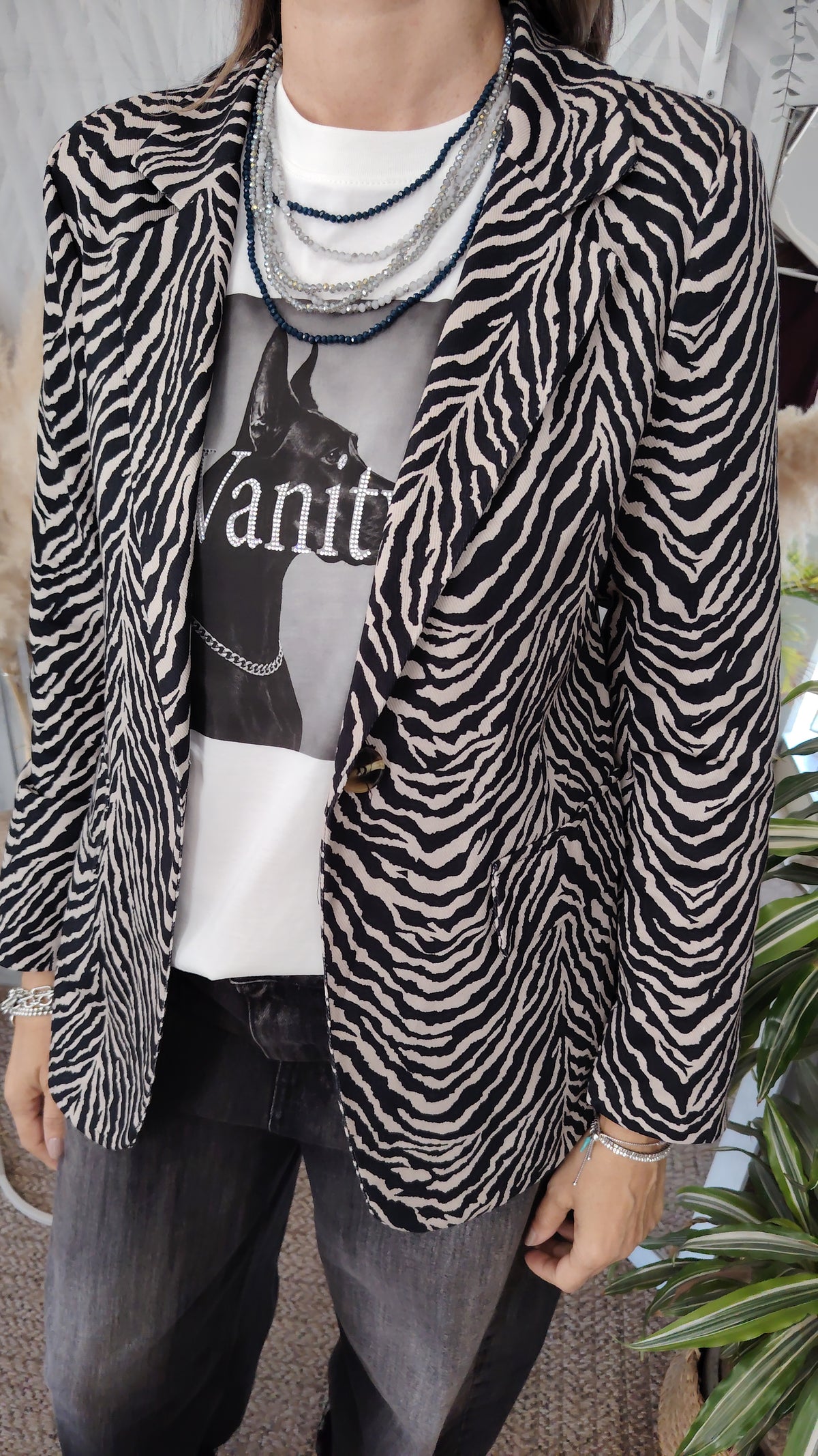 Giacca zebra