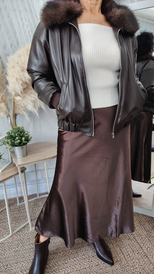 Bomber ecopelle ed ecopelliccia