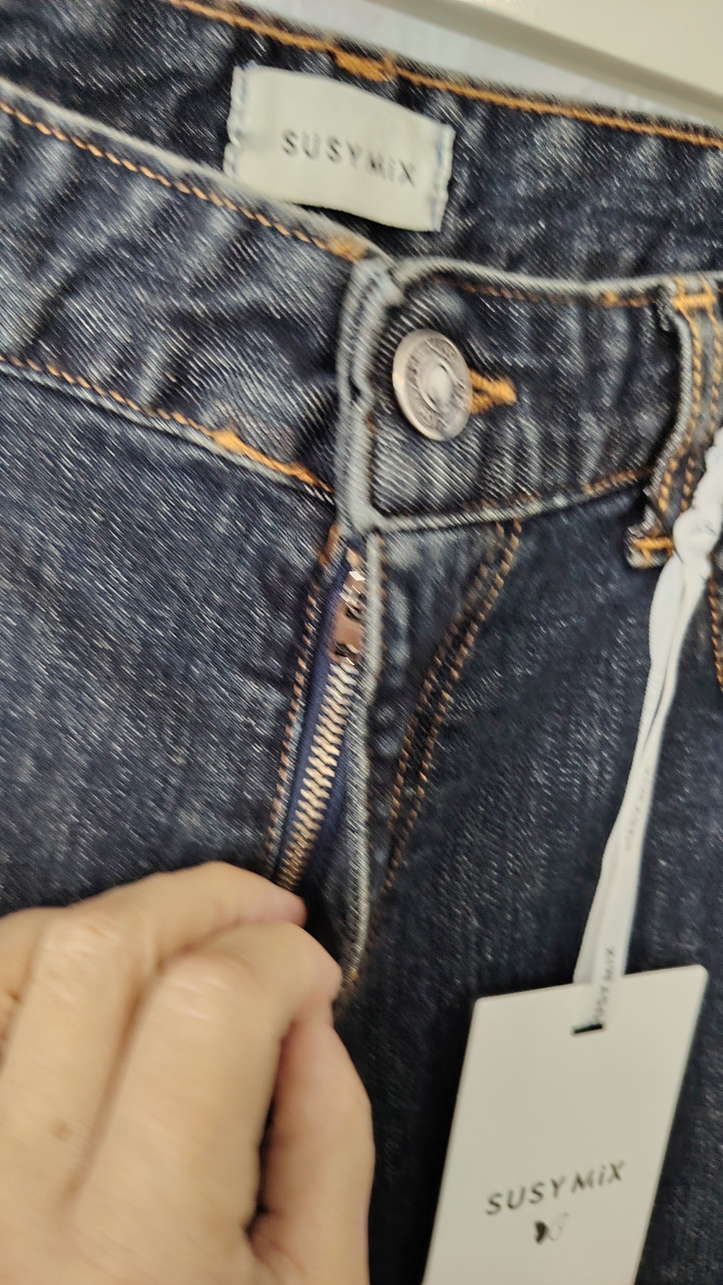 Jeans boyfriend blu scuro
