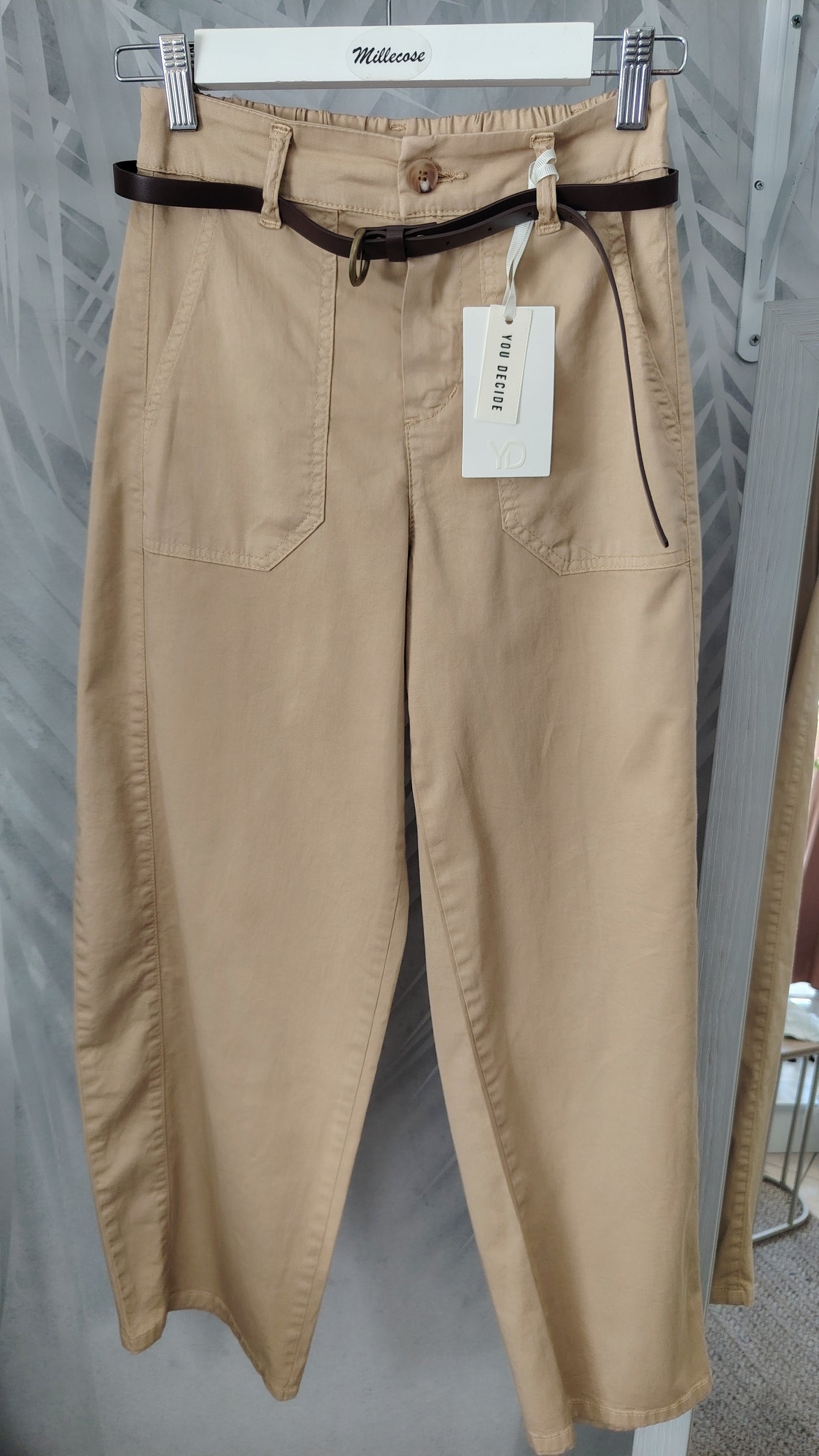 Pantalone baggy in cotone leggero