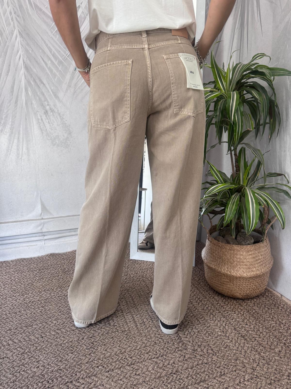 Jeans Vicolo Mia taupe