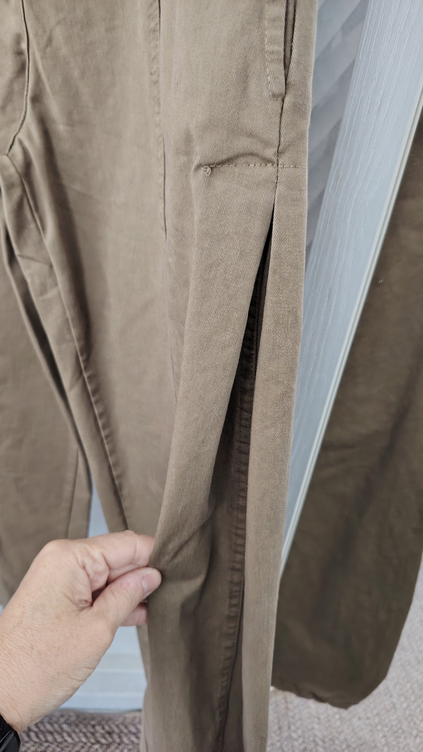 Pantalone ovetto con piega