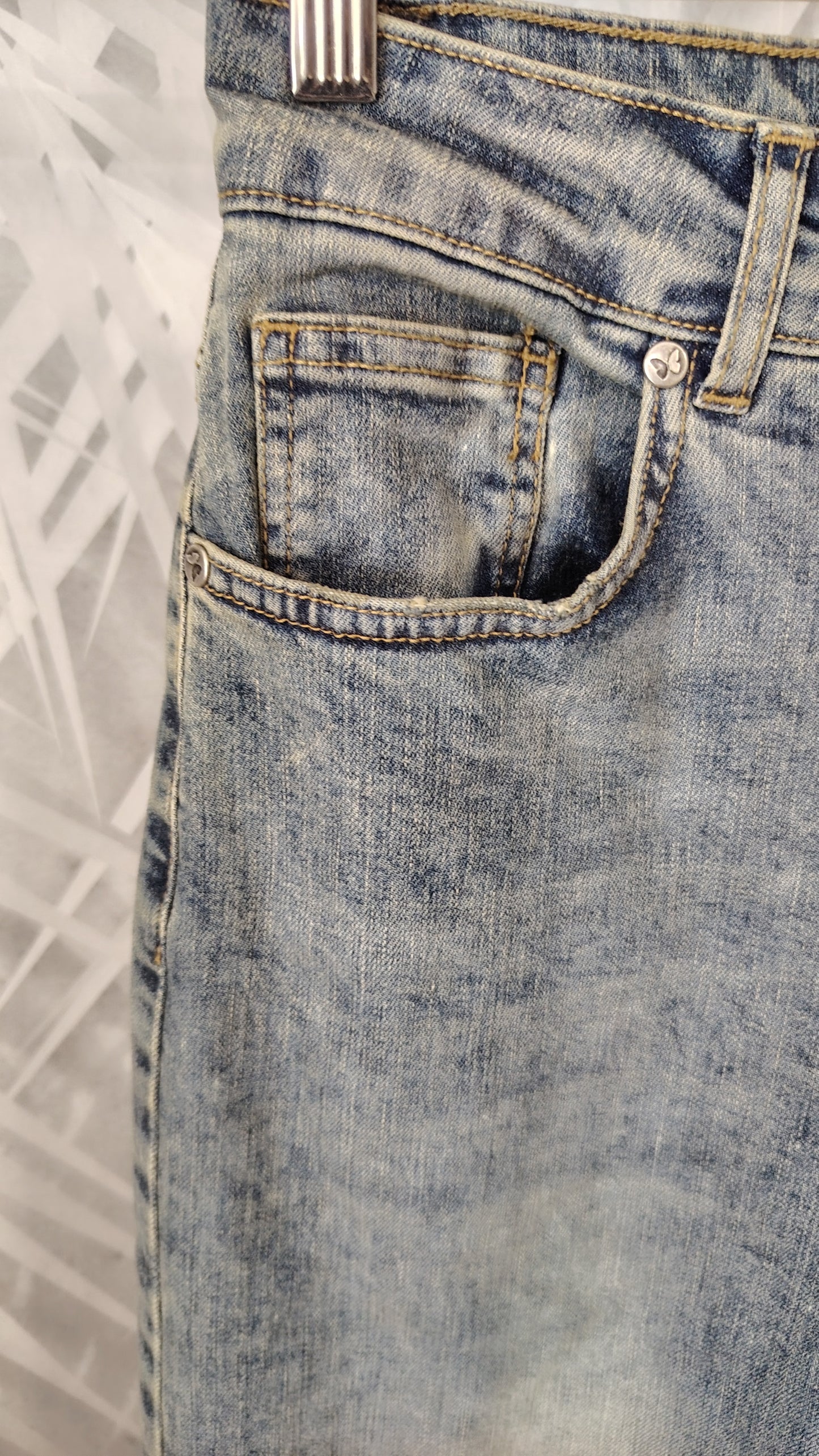 Jeans straigh leg Erika sabbiato