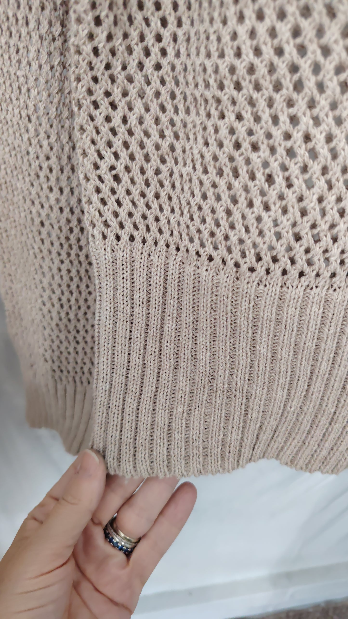 Cardigan traforato