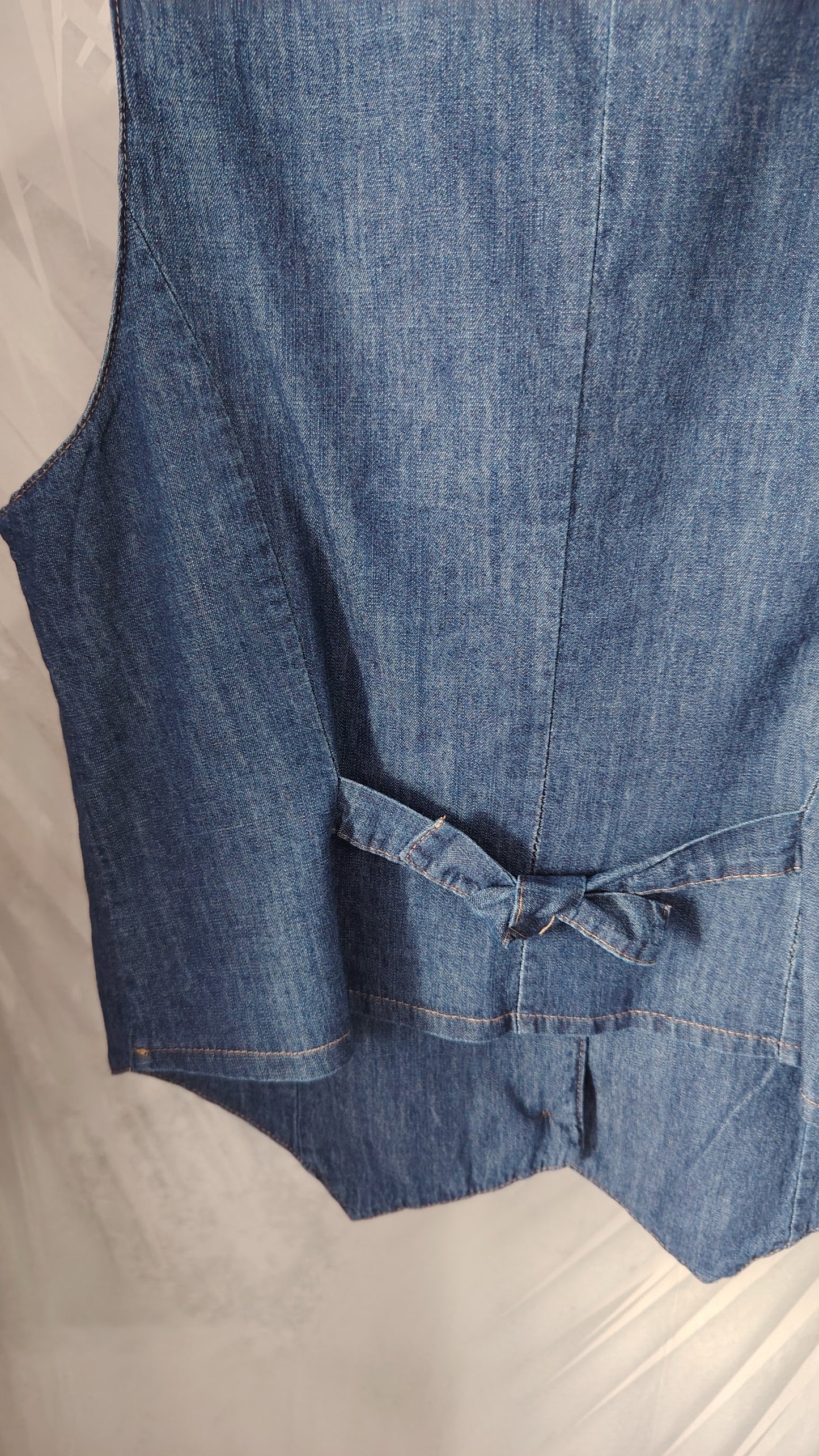 Gilet chambray