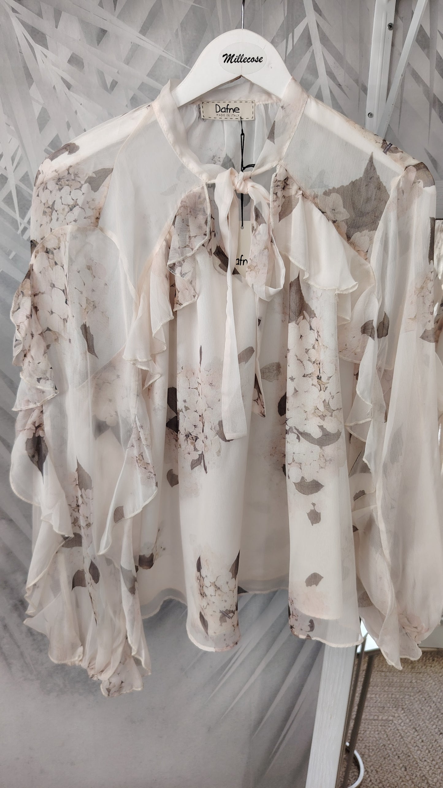 Camicia in voile fantasia